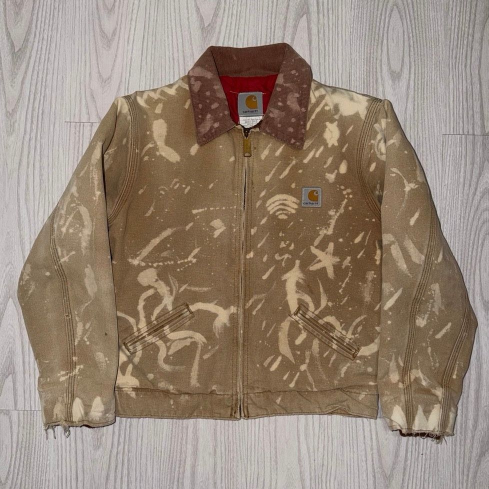 Carhartt Carhartt Vintage 90s Detroit Y20 BRN Bleach Custom Size 14 Size XS / US 0-2 / IT 36-38 - 1 Thumbnail