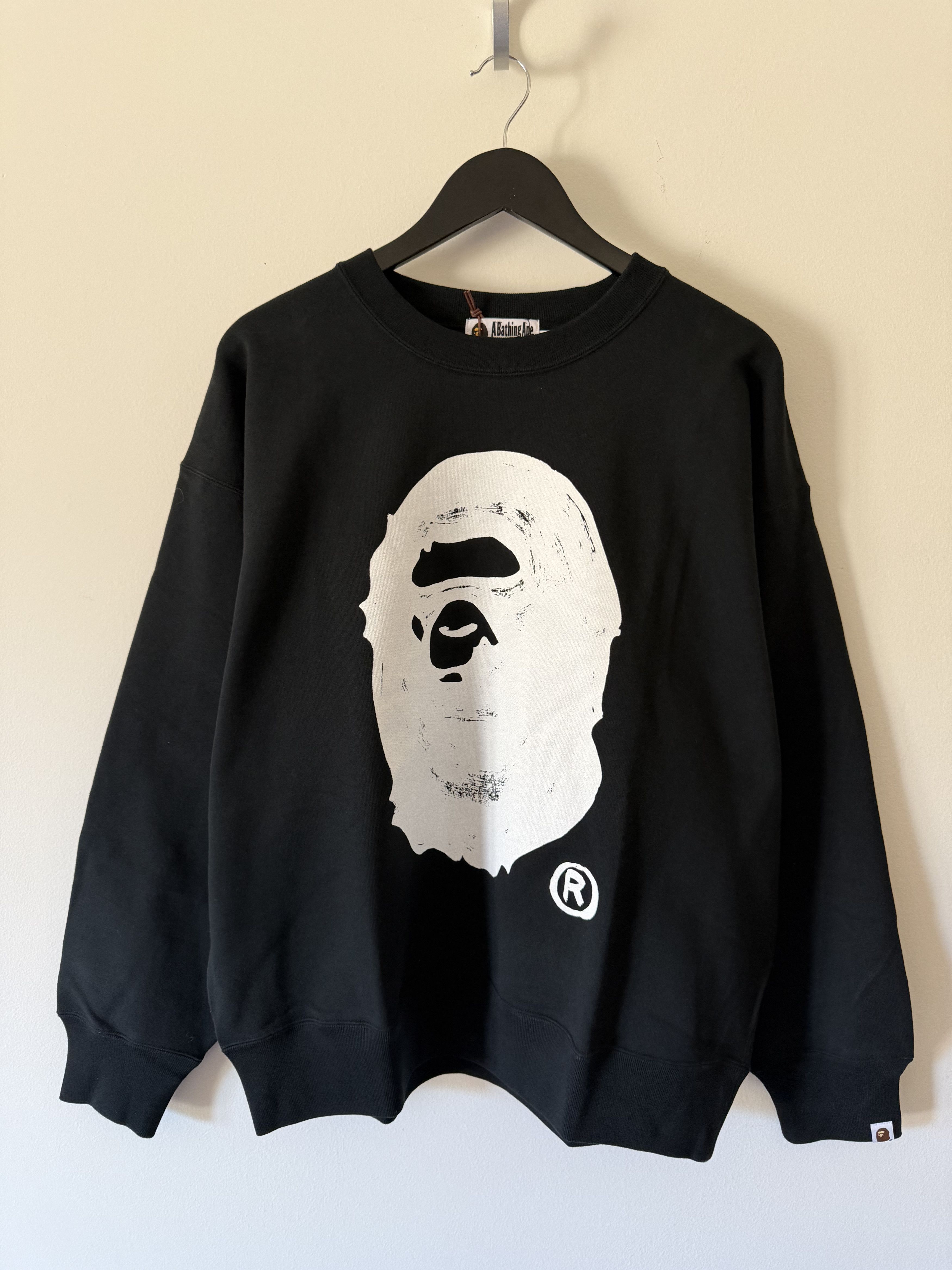 Bape × Joshua Vides Joshua Vides Bape Ape Head Sweatshirt in Black Size US XL / EU 56 / 4 - 1 Thumbnail