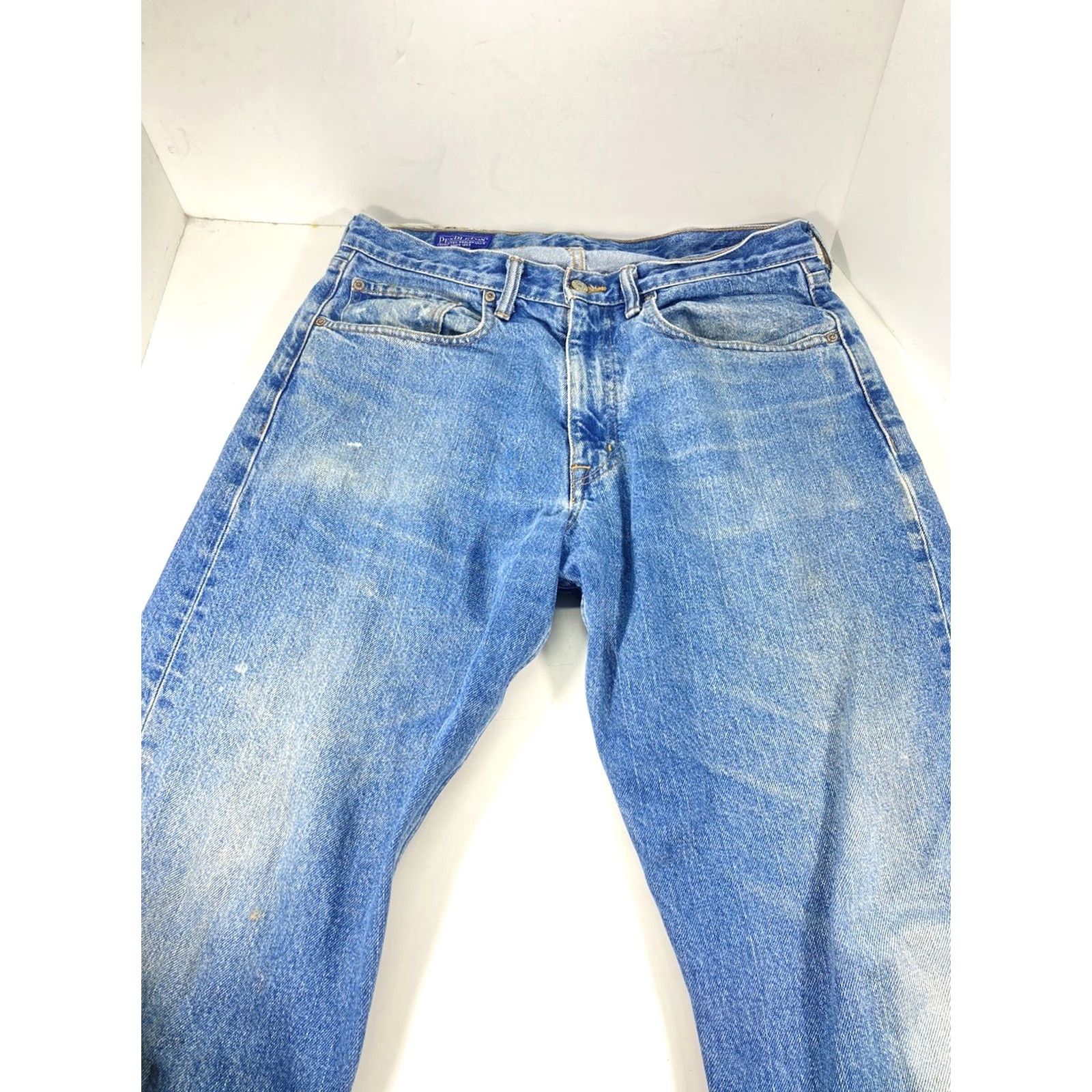 Pendleton Pendleton Jeans Men 34X32 Blue Denim Relaxed Straight Distressed Jeans Mens 34 Waist 32 Inseam Denim Blues Straight Distressed Size US 34 / EU 50 - 7 Thumbnail