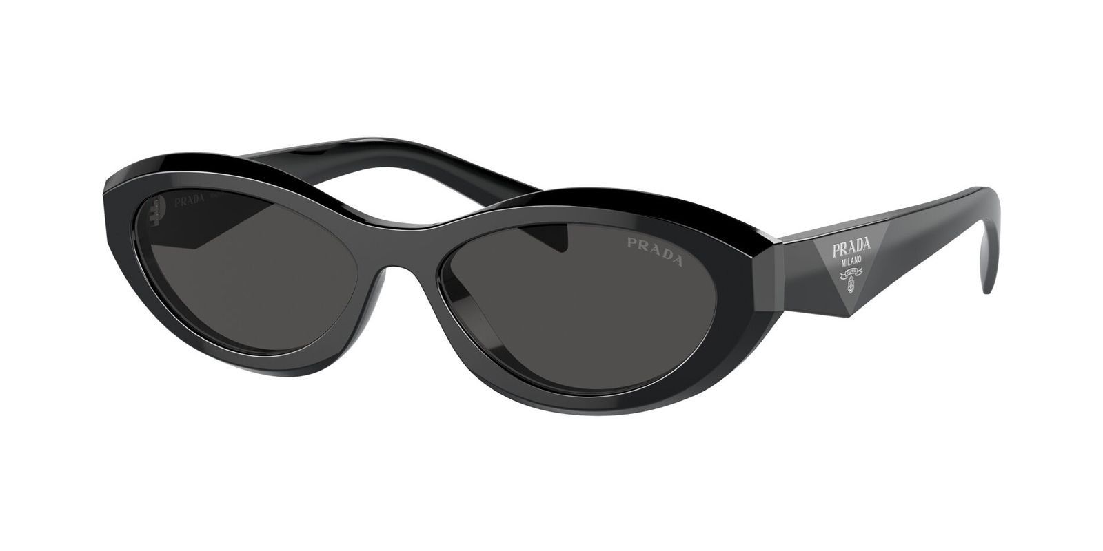 Prada PRADA Black Sunglasses Acetate SPR 26Z 16K-08Z Size ONE SIZE - 4 Thumbnail