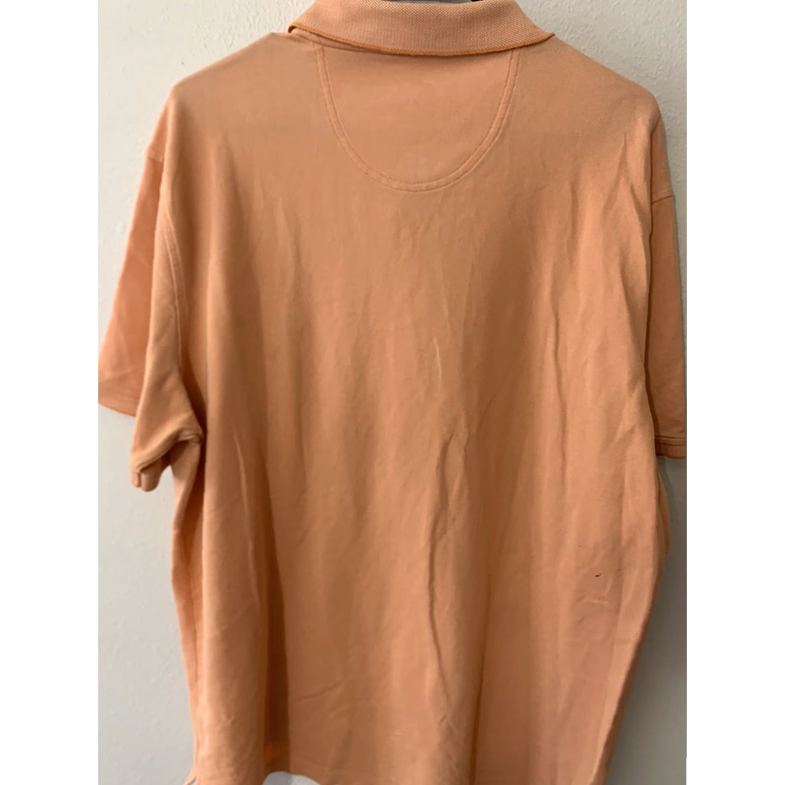 Izod VINTAGE Izod Advantage Performance Stretch Men's Collared Peach Orange 2XL Size US XXL / EU 58 / 5 - 4 Thumbnail