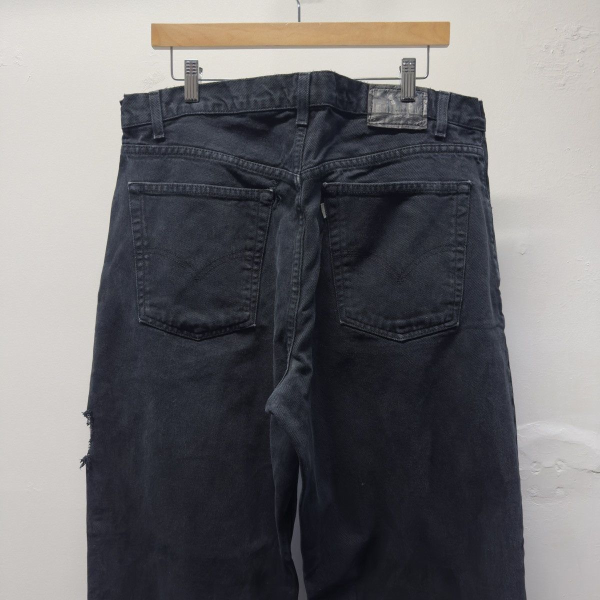 Levi's 90s Levi's Silvertab Black Baggy Jeans ERD Grunge Chrome Size US 38 / EU 54 - 3 Thumbnail