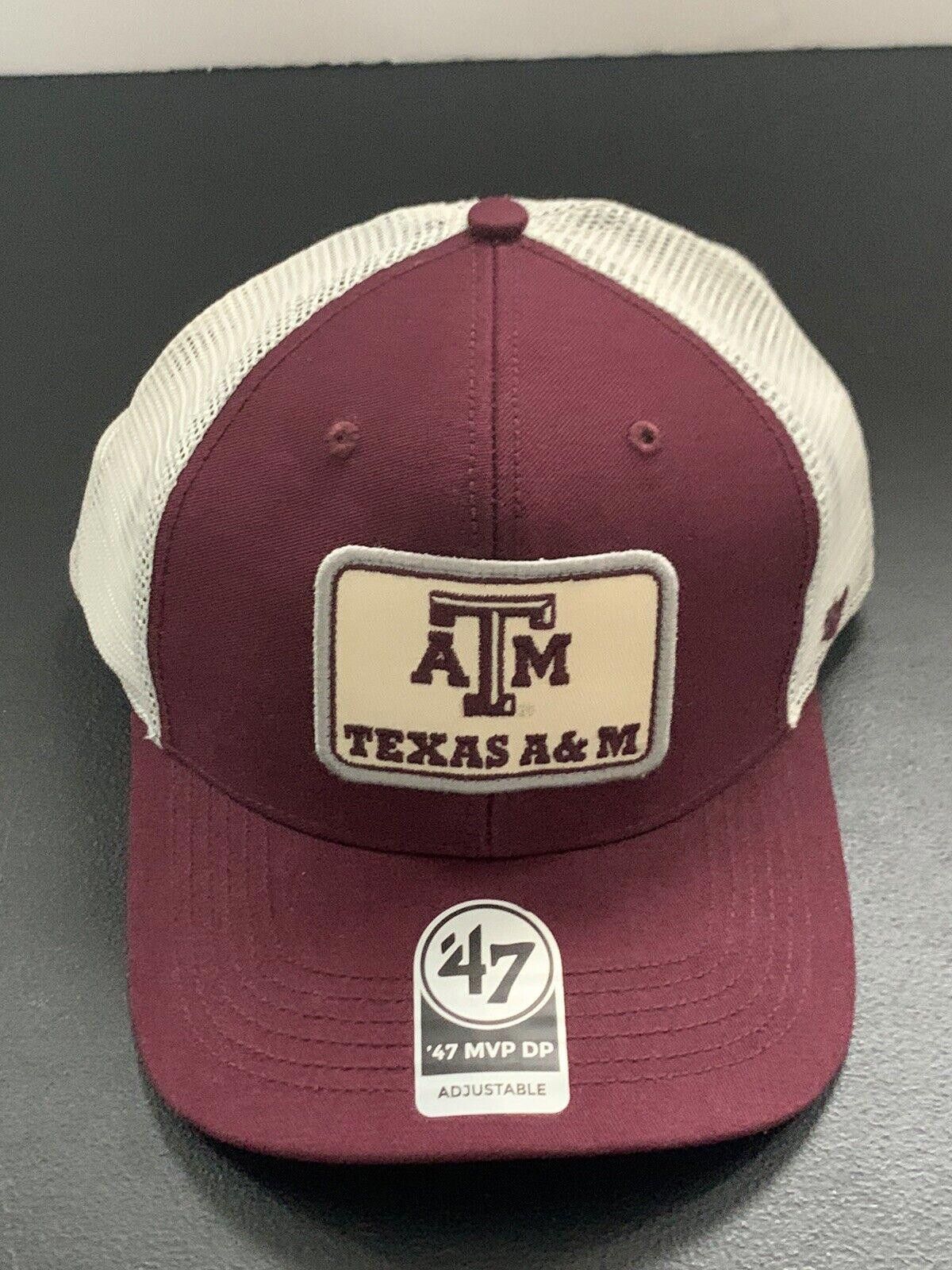 47 Brand NEW Texas A&M Aggies Snapback Cap Mesh Back Hat ‘47 Brand Size ONE SIZE - 3 Thumbnail