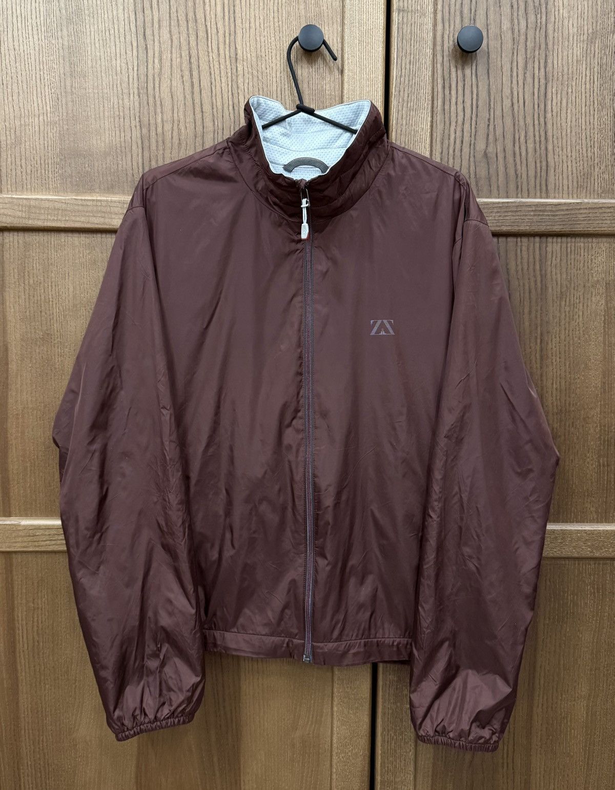 Z Zegna Zegna Sport Light Shell Project Dark Cherry Nylon Tracksuit Size US M / EU 48-50 / 2 - 4 Thumbnail