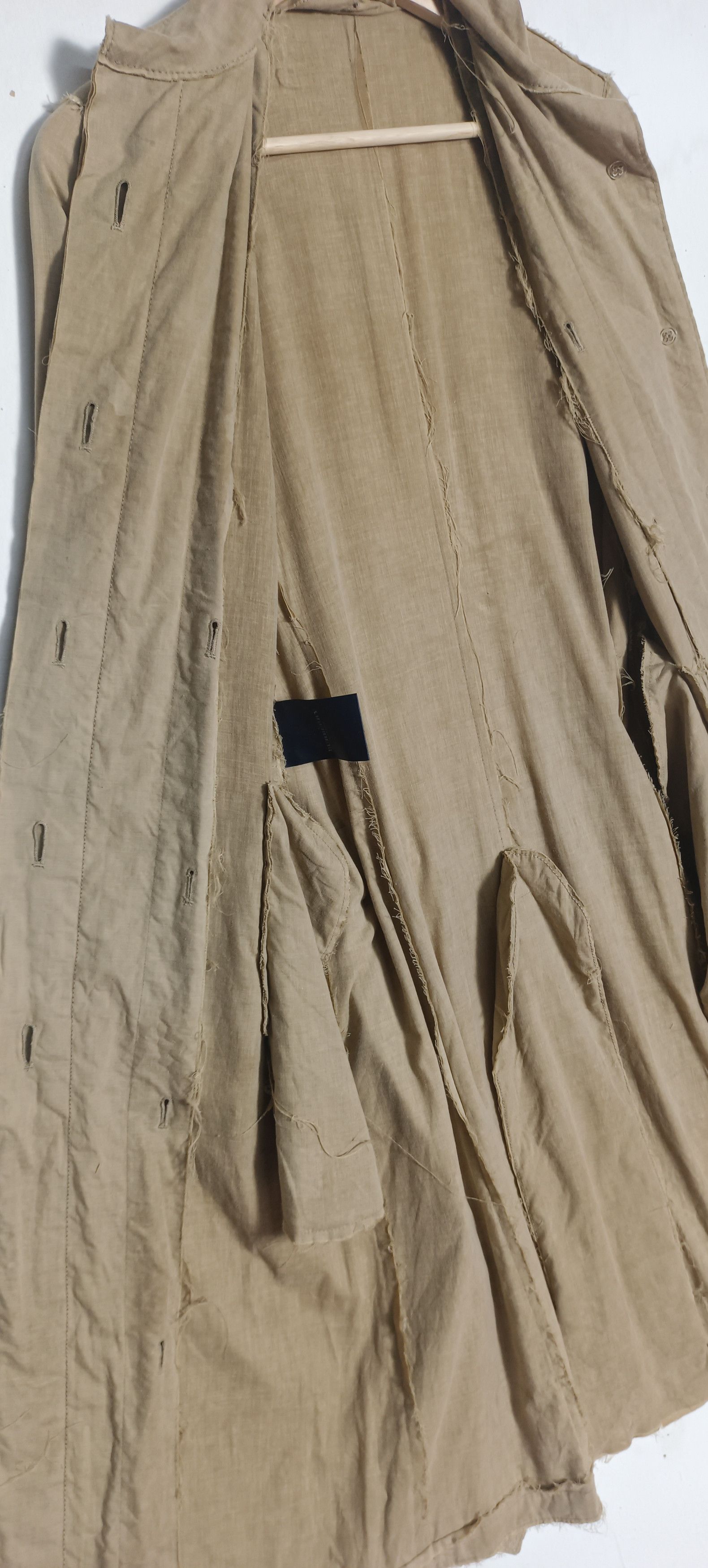 Burberry Design Rare 🔥Burberry Trench Coat design hairy thread Size US XS / EU 42 / 0 - 14 Thumbnail