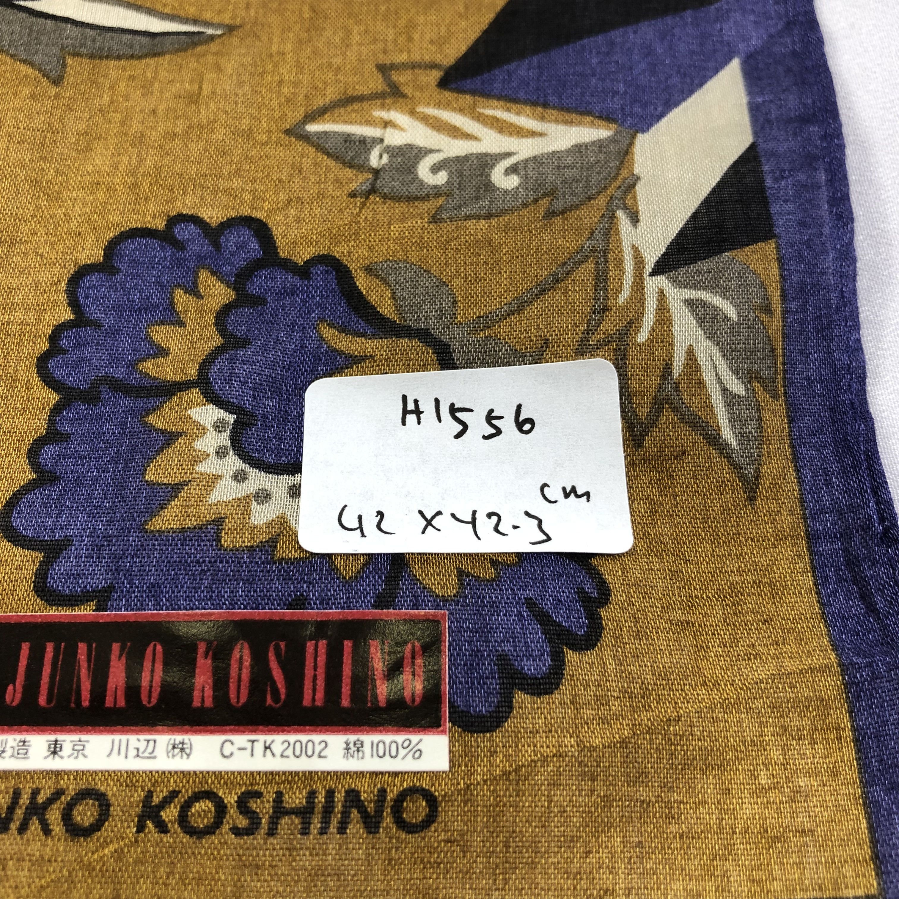 Japanese Brand × Mr. Junko × Vintage Junko Koshino Handkerchief Neckerchief Bandana H1556 Size ONE SIZE - 5 Thumbnail