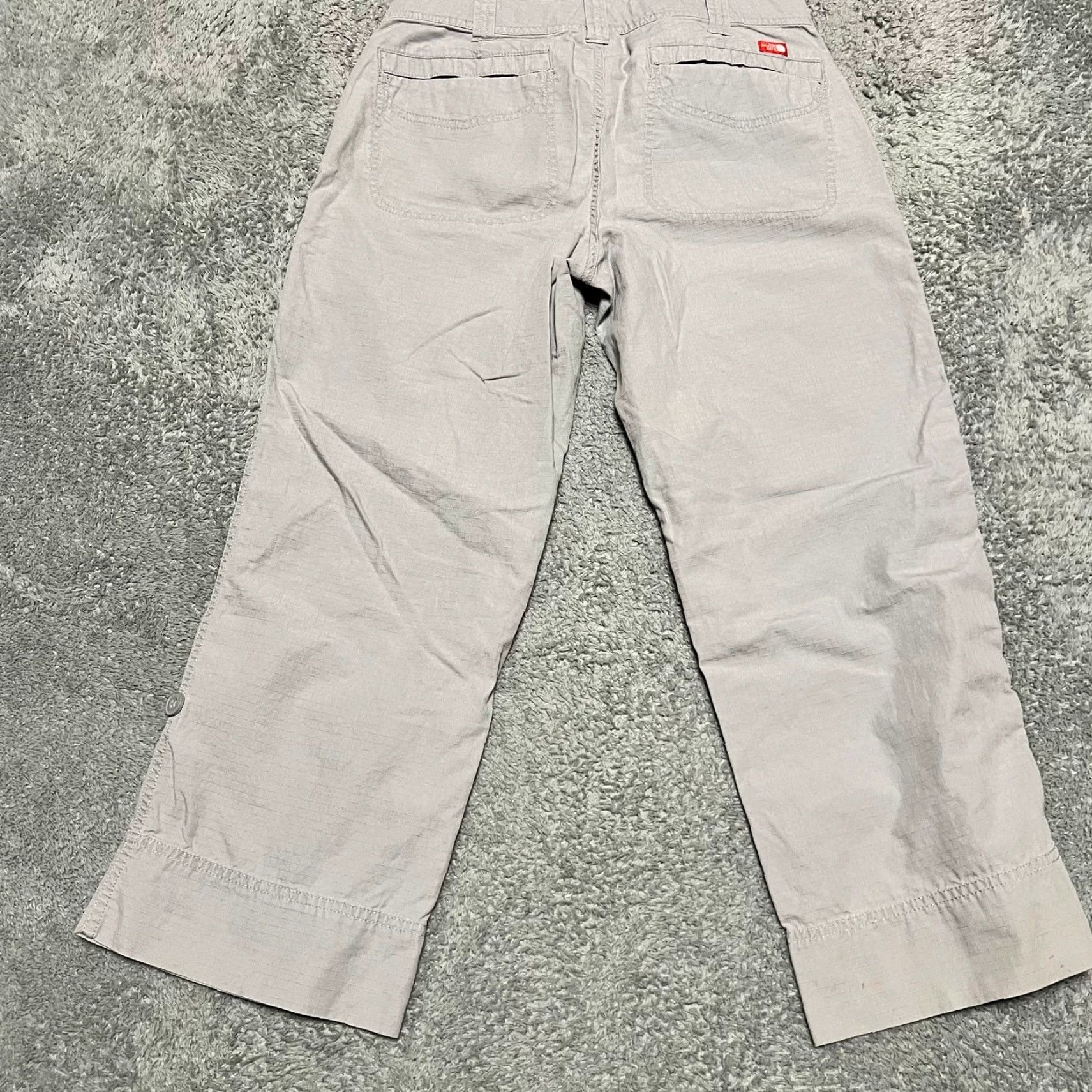 The North Face The North Face Pants Women 4 Ripstop Cropped Gray Purple Straight 31x24 Size 27" / US 4 / IT 40 - 4 Thumbnail