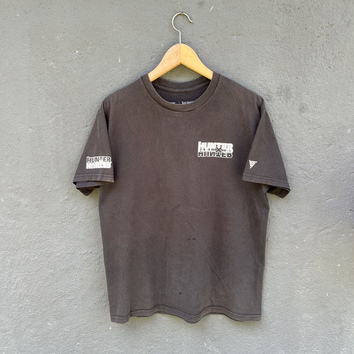 Anime Thrashed Faded Hunter X Hunter Anime ERD Grunge Tee Size US M / EU 48-50 / 2 - 3 Thumbnail