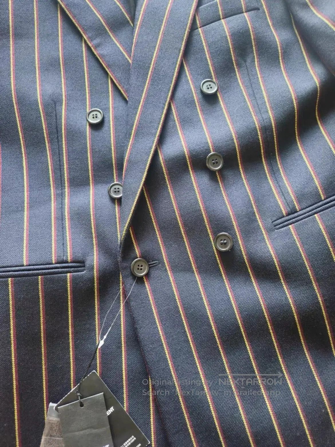 Saint Laurent Paris Sz 50 Saint Laurent Paris Runway Color Stripe Blazer Jacket Size US M / EU 48-50 / 2 - 4 Thumbnail