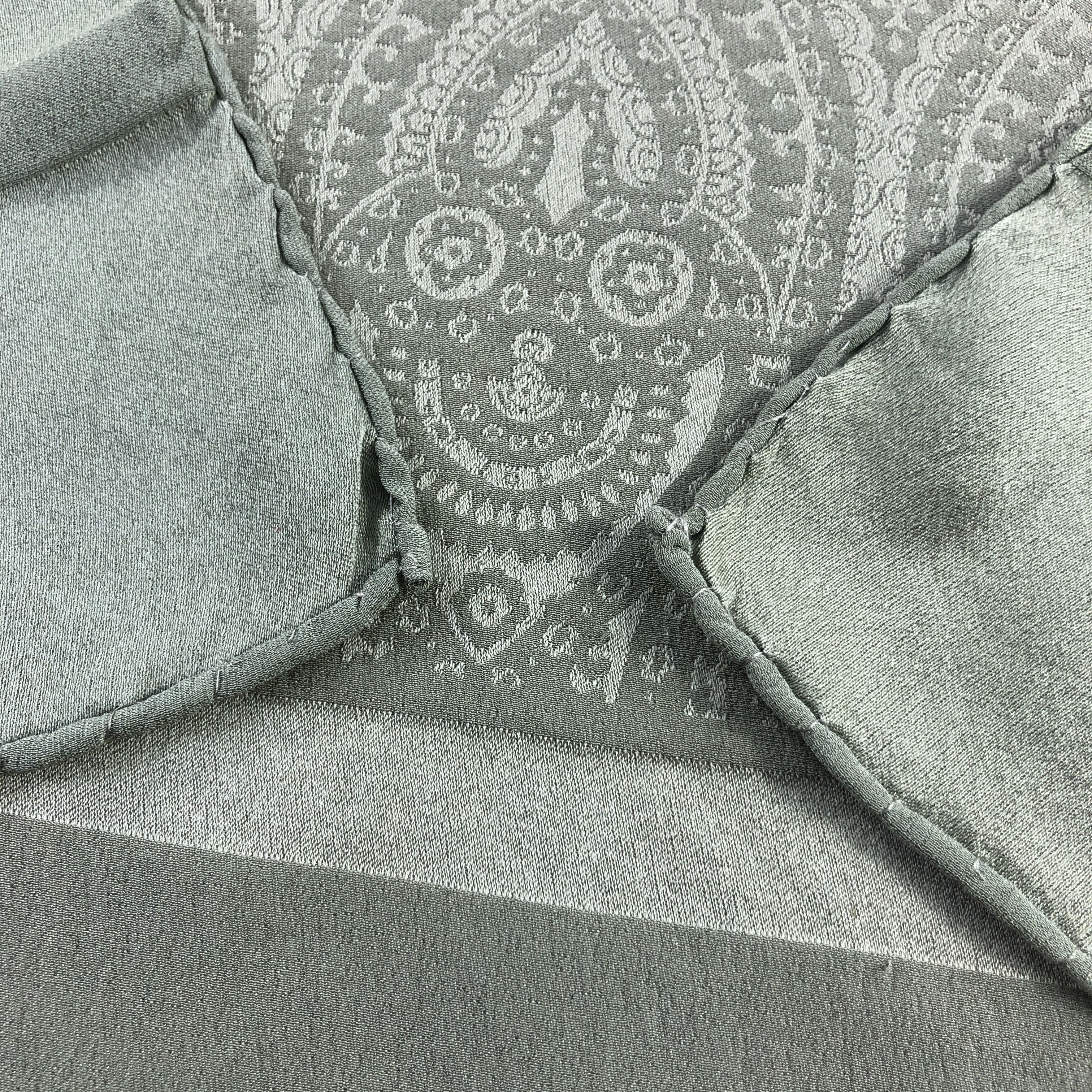 Japanese Brand Vintage Luxury Paisley Silk Scarf M1410 Size ONE SIZE - 4 Thumbnail