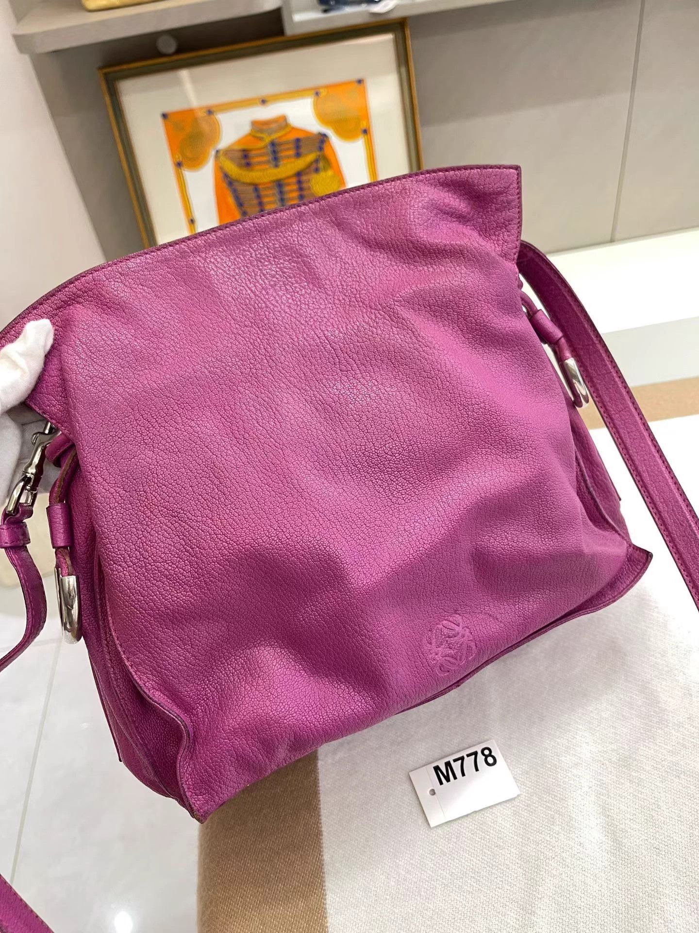 Loewe Loewe Lucky Bag 28x10x27 Good Condition M778 Size ONE SIZE - 2 Thumbnail