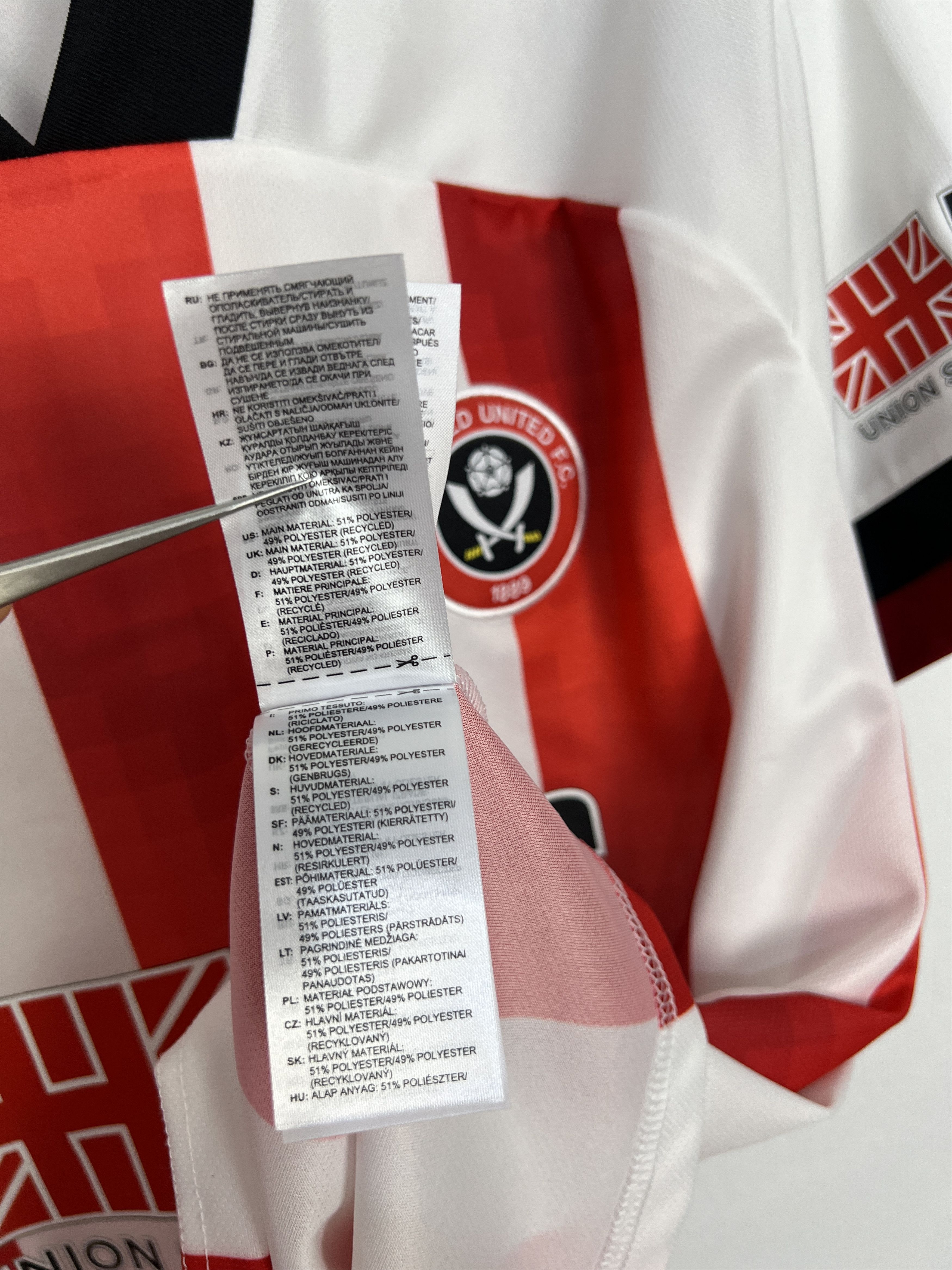 Adidas Sheffield United Home football shirt 2020 Soccer Adidas Size US XL / EU 56 / 4 - 11 Thumbnail
