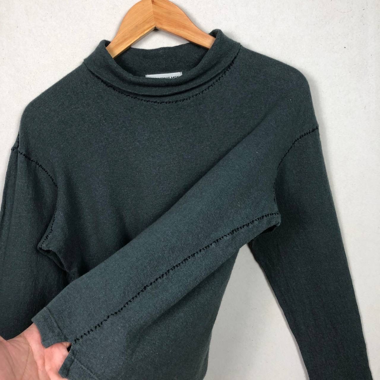 Issey Miyake Vintage Issey Miyake Men Tshirt Turtleneck Size US M / EU 48-50 / 2 - 5 Thumbnail