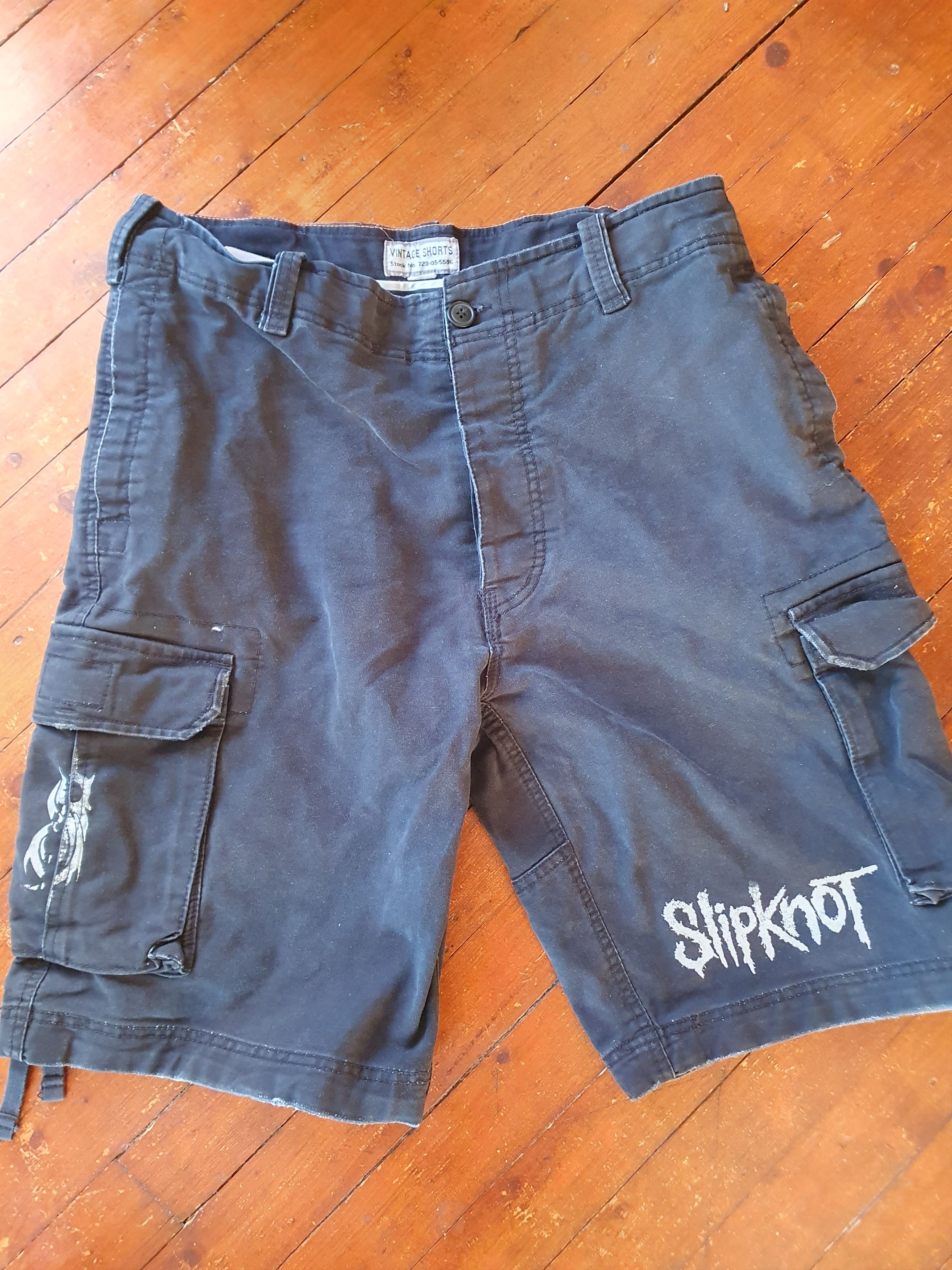 Band Tees × Slipknot × Vintage Slipknot Maggot Vintage Shorts Y2K Cargo Pockets sz 32 Size US 32 / EU 48 - 5 Thumbnail