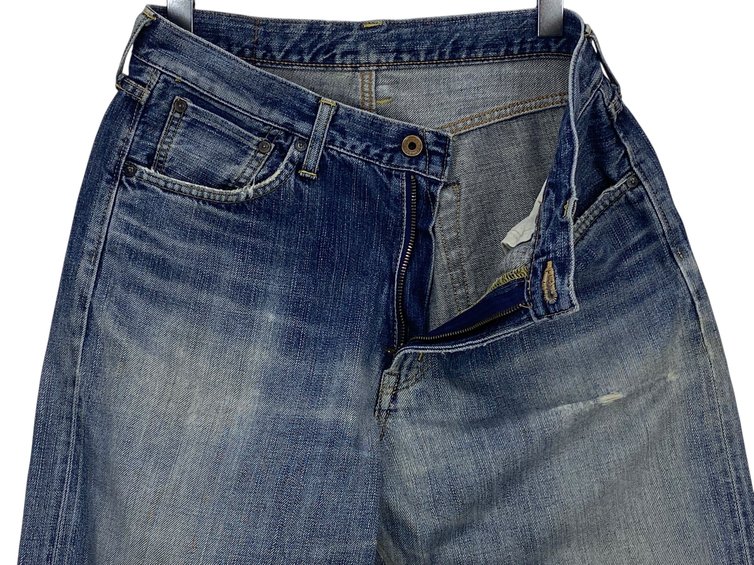 Edwin Edwin Selvedge Denim Jeans Distressed Selvedge Pants Japan Size US 32 / EU 48 - 8 Thumbnail