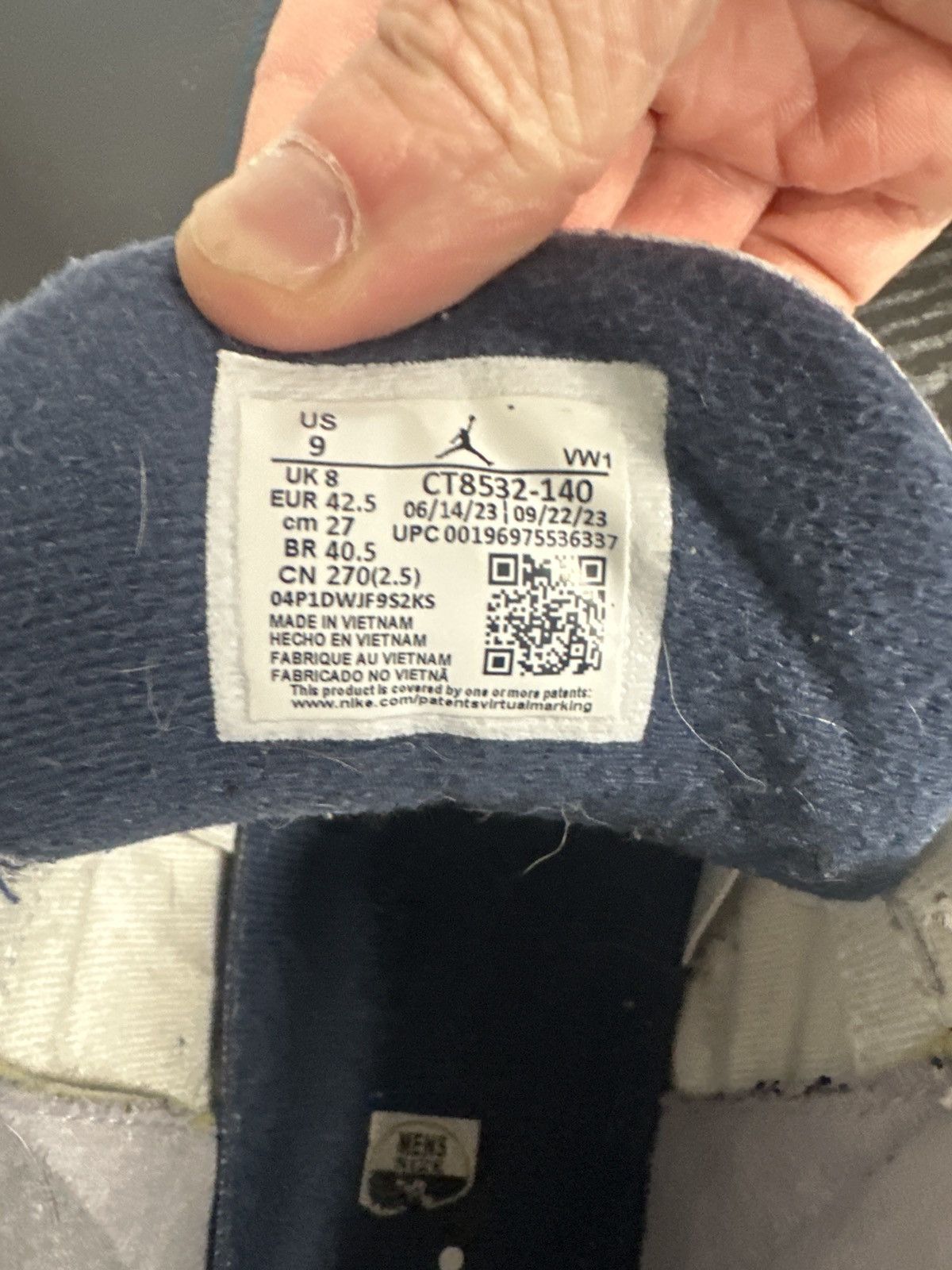Jordan Brand Jordan 3 Retro Midnight Navy Size US 9 / EU 42 - 6 Thumbnail