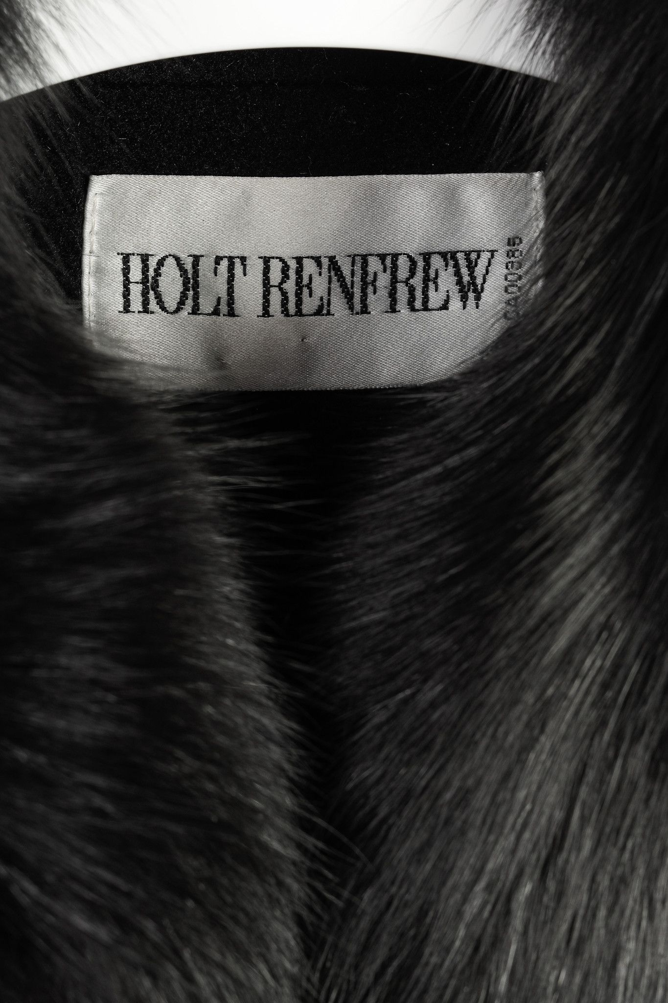 Holt Renfrew Holt Renfrew Black Wool Fur-Collar Belted Maxi Coat Size M / US 6-8 / IT 42-44 - 4 Thumbnail