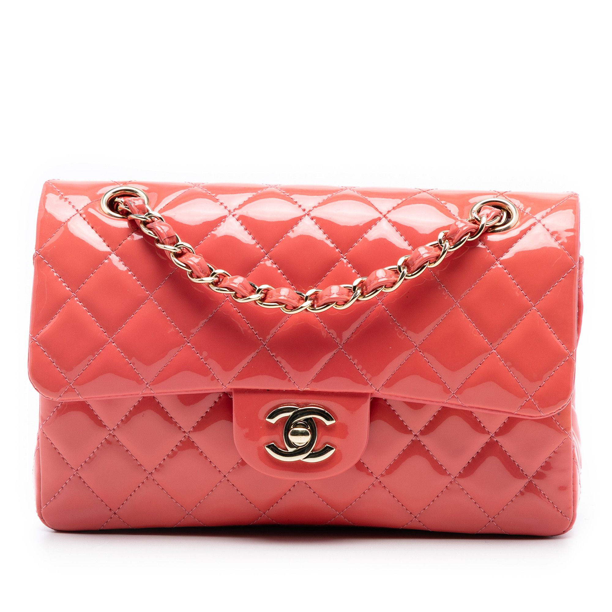 Chanel Chanel Small Classic Patent Double Flap Size ONE SIZE - 1 Thumbnail