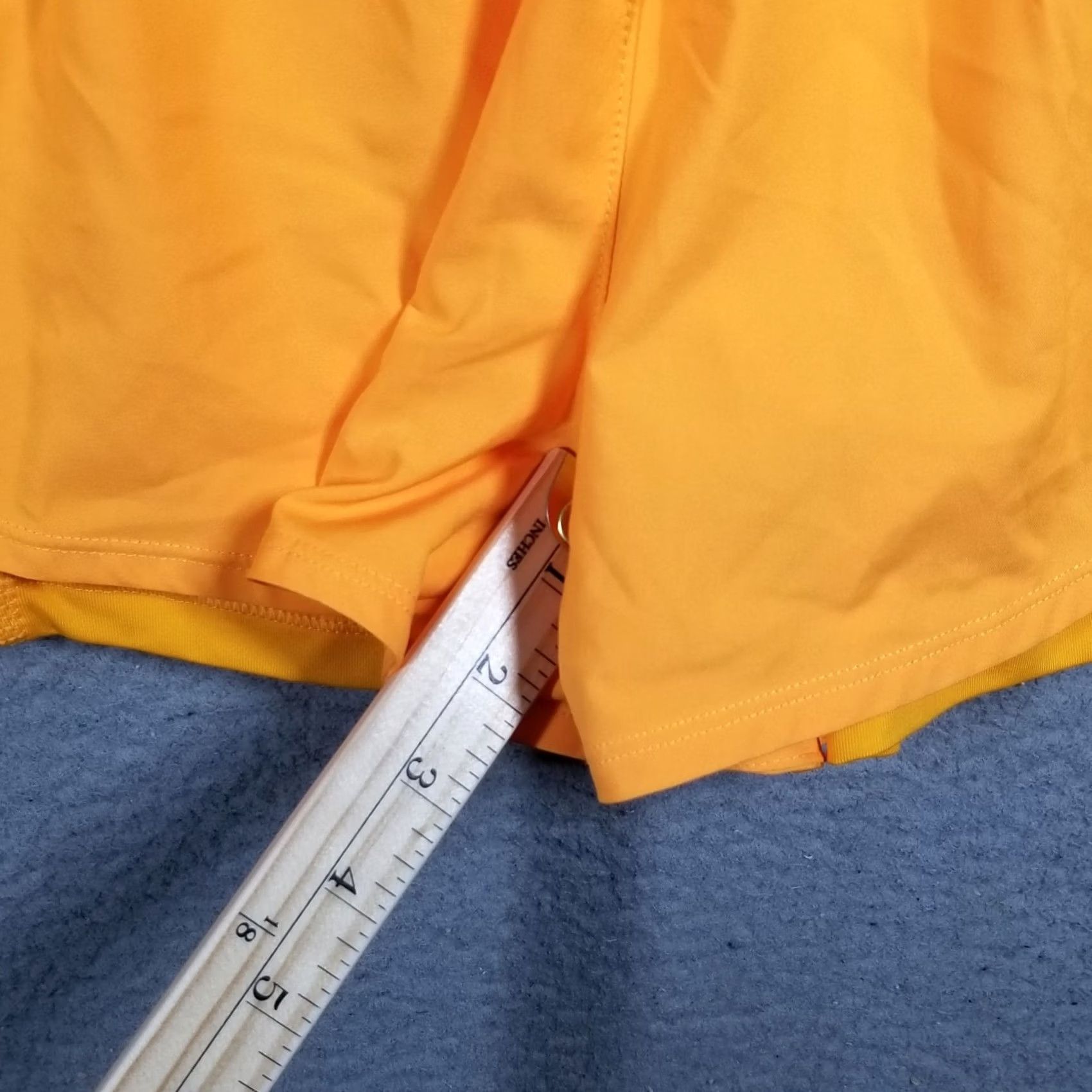 Nike Nike One DX6642-675 Dri-FIT Shorts Womens S Yellow Athletic, Running, Gym, 3 in Inseam, Moisture Wicking, Breathable, Lined Size 28" / US 6 / IT 42 - 5 Thumbnail