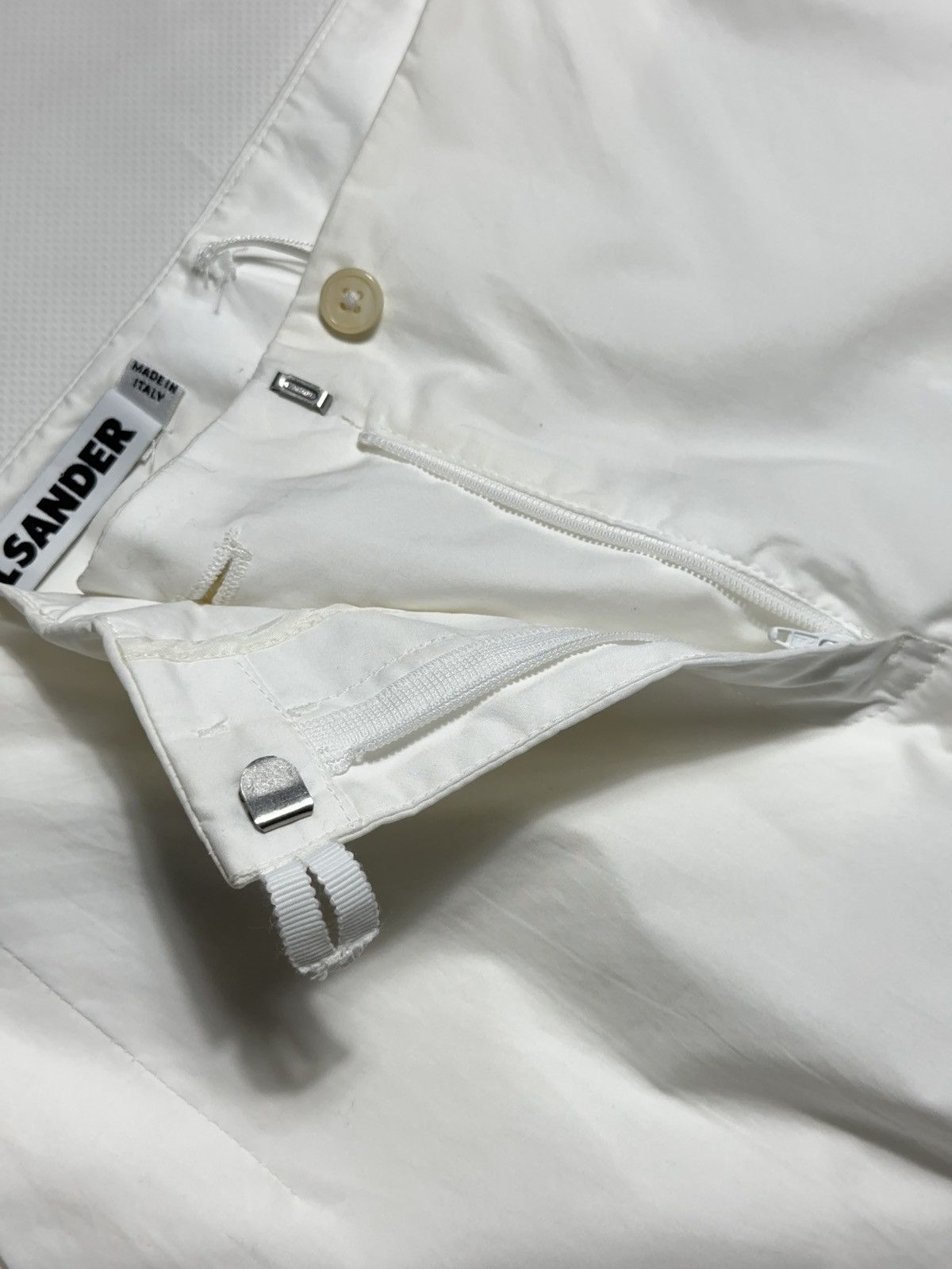 Jil Sander Jil Sander Snow White Cotton Chino Trousers Size 25" / US 0 / IT 36 - 5 Thumbnail
