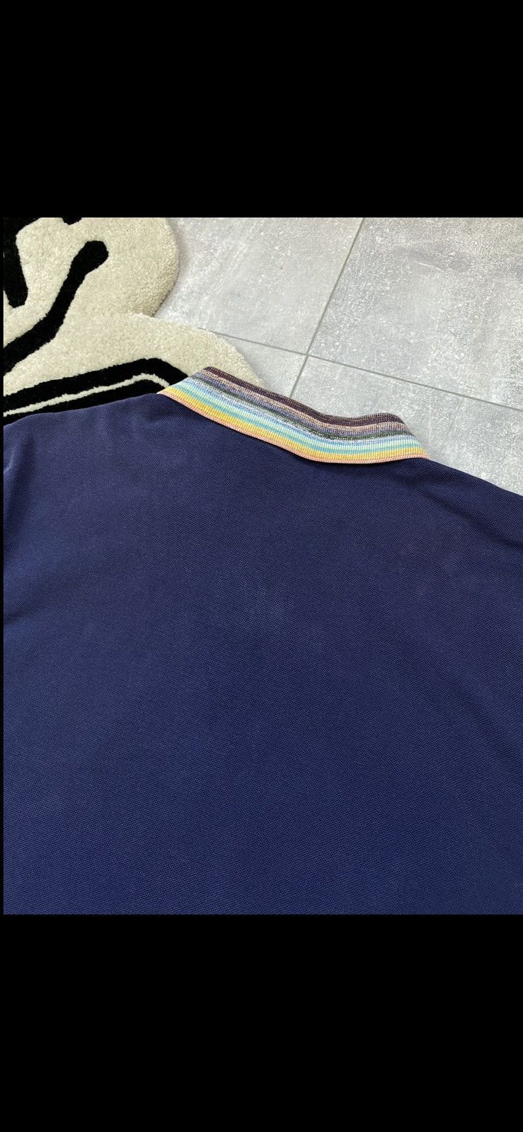 Missoni × Vintage Mens Vintage Missoni Multi Colour Polo T Shirt Tee Opium Y2K Size US M / EU 48-50 / 2 - 12 Thumbnail