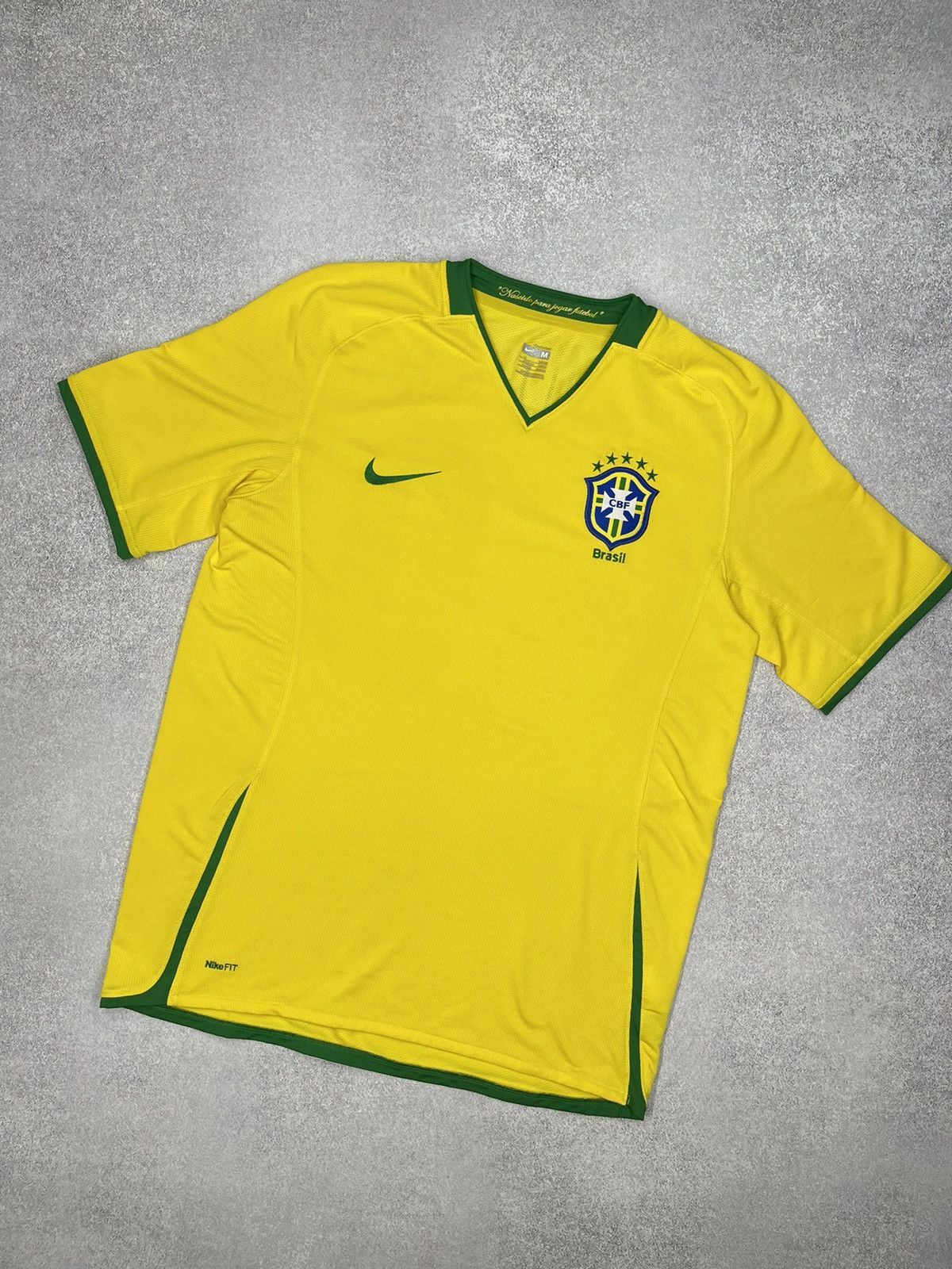 Nike Vintage Nike CBF Brazil Soccer Jersey Football Club Y2K Size US M / EU 48-50 / 2 - 1 Thumbnail