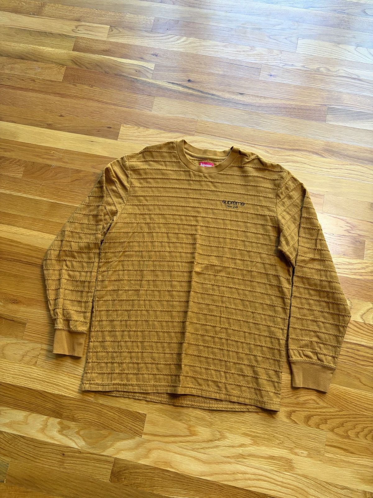 Stone Island × Supreme Stone Island/Supreme 1/4 Zip LS Stripe