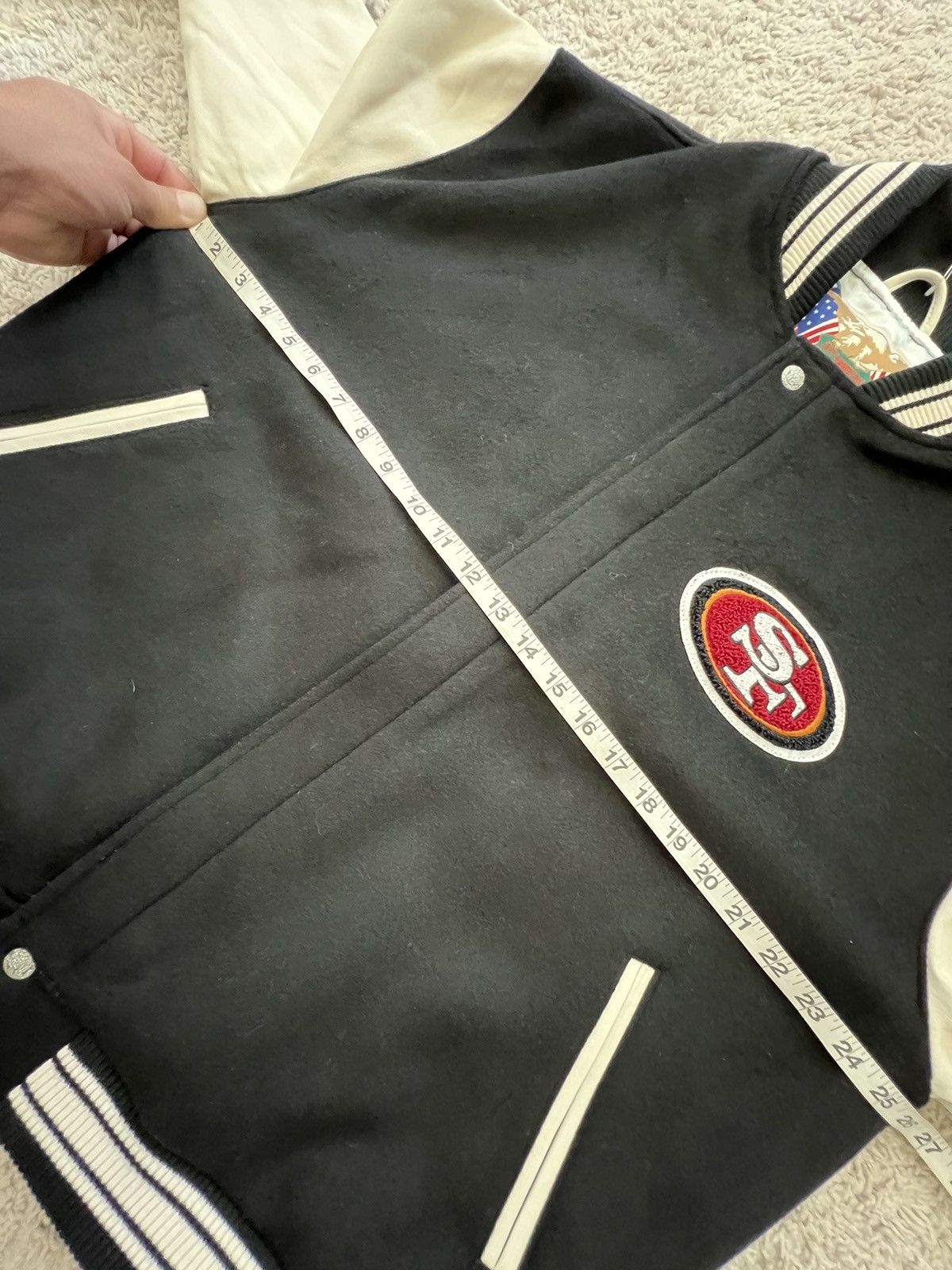 Jeff Hamilton Jeff Hamilton SanFrancisco 49ers Limited Wool Leather Jacket Size US M / EU 48-50 / 2 - 10 Thumbnail
