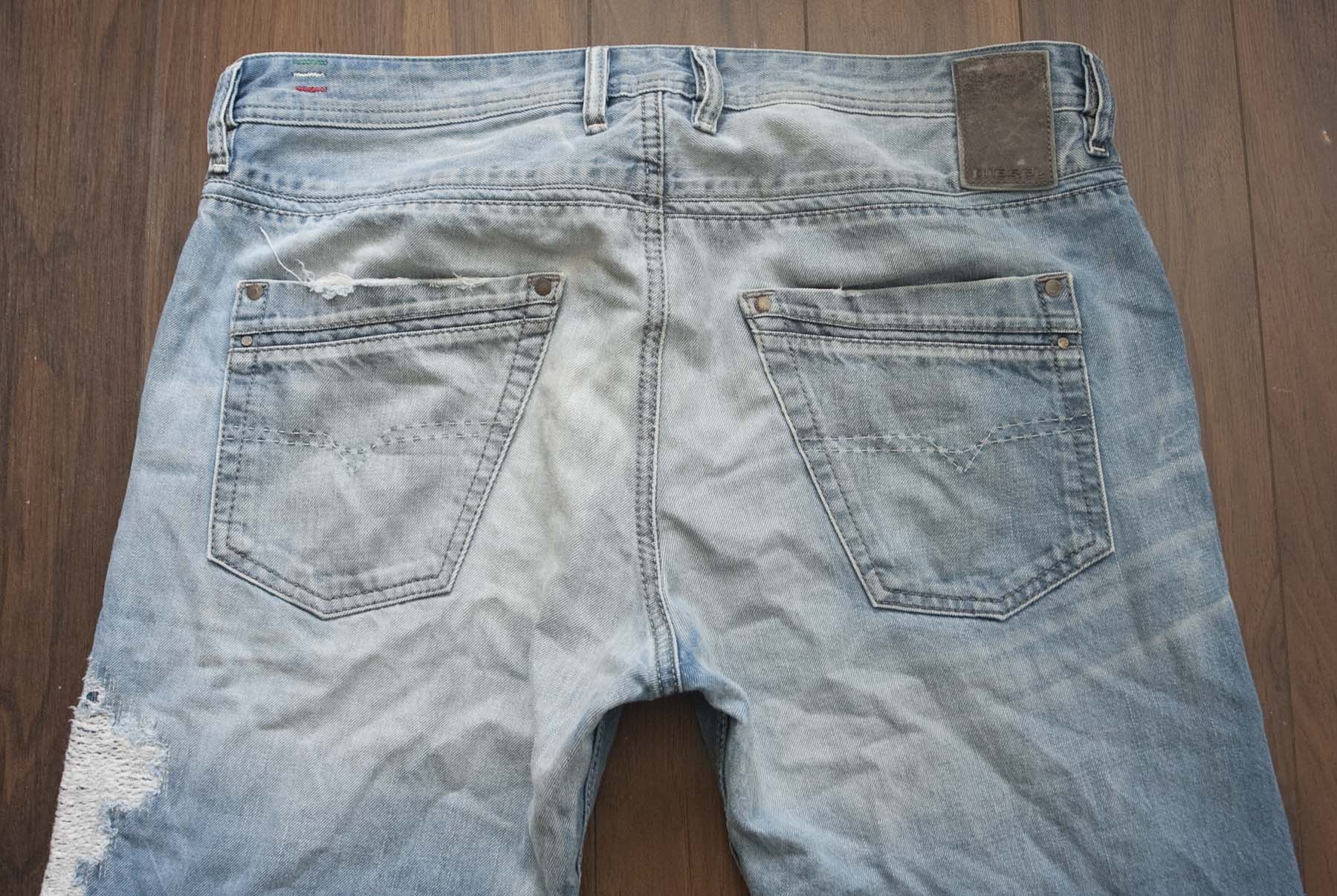 Diesel Diesel Jeans Krayver Size 35x26 Blue Eyecons 2015 Size US 35 - 3 Thumbnail