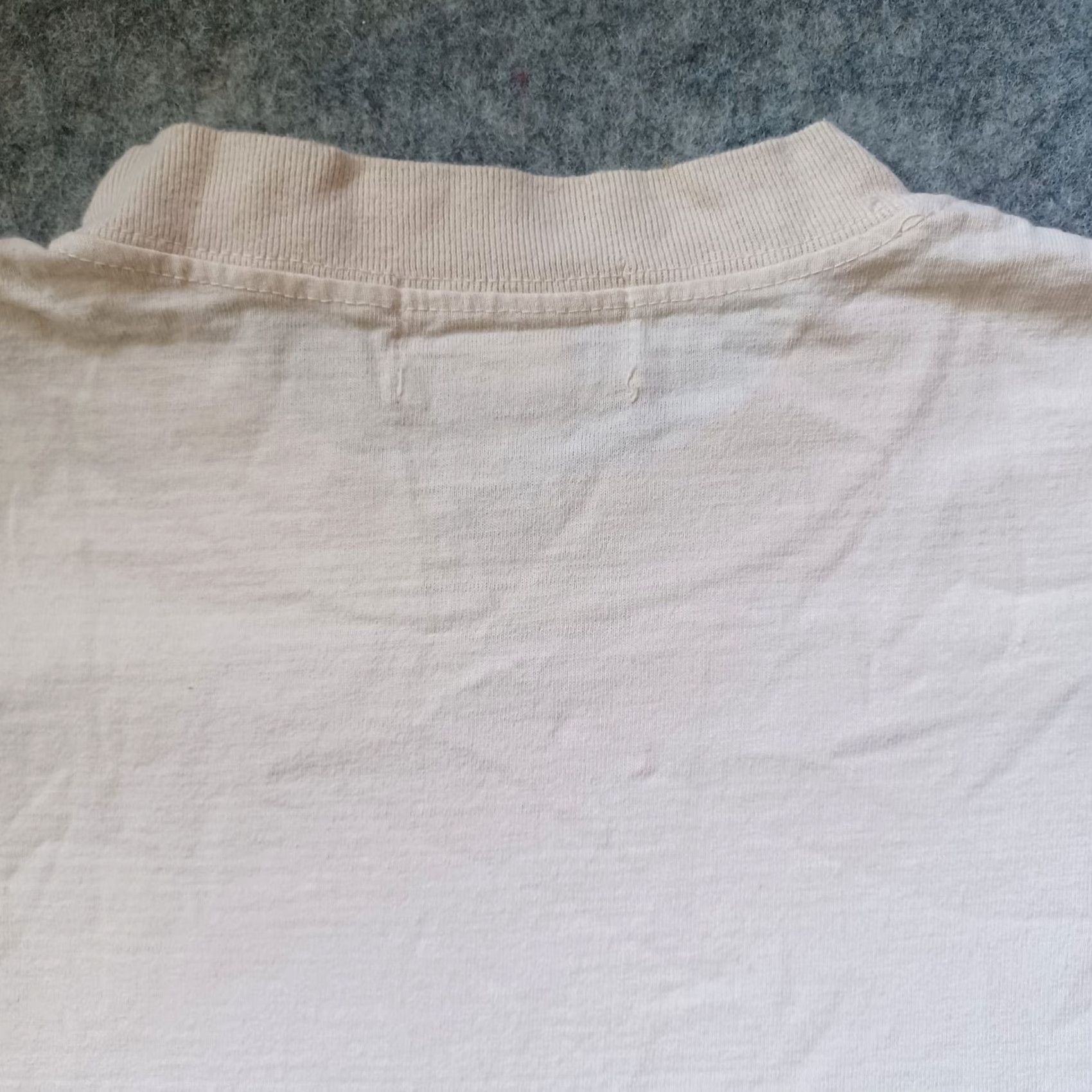 Vintage VINTAGE AriZona Jeans Co T Shirt L Beige 100% Cotton Retro Deadstock USA Graphic Print Crew Neck Short Sleeve Men 90s Streetwear Size US L / EU 52-54 / 3 - 3 Thumbnail