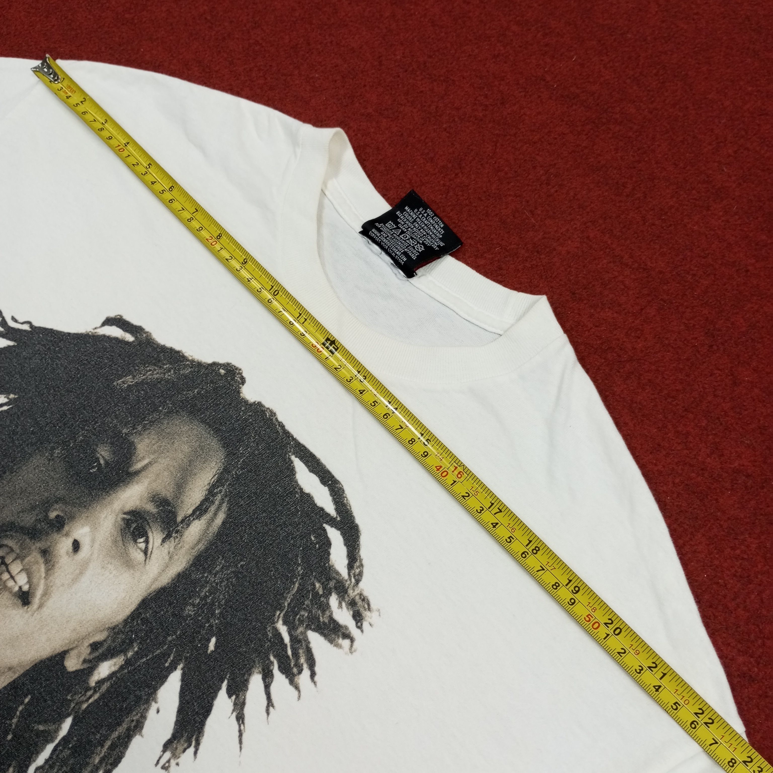 Bob Marley × Vintage Bob Marley Singer Music Vintage Long Sleeve Tshirt Size US XL / EU 56 / 4 - 13 Thumbnail