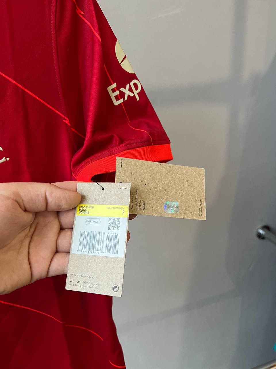 NEW! 2021/22 LIVERPOOL FC HOME SOCCER JERSEY FOOTBALL SHIRT