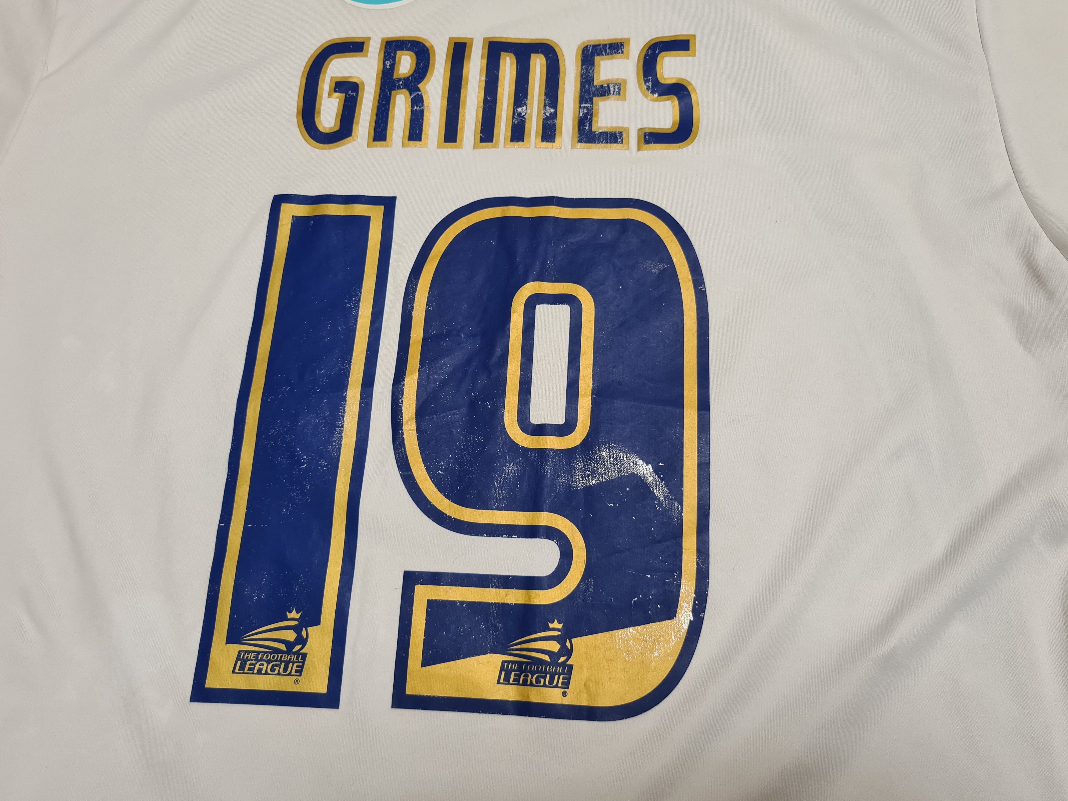 Vintage MILLWALL 2008 2009 AWAY GRIMES FOOTBALL SHIRT SOCCER JERSEY Size US M / EU 48-50 / 2 - 7 Thumbnail