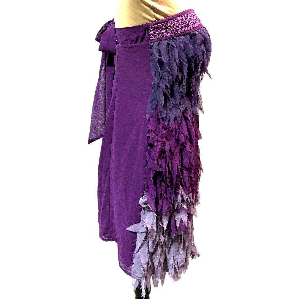 Other MINUET Purple Ombre Strapless Tie-back Mini Dress | NWT Size L / US 10 / IT 46 - 5 Thumbnail