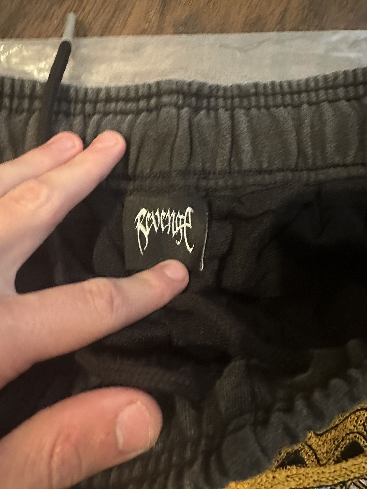 Revenge Spike Cross Shorts Black/Gold Size US 29 - 3 Thumbnail