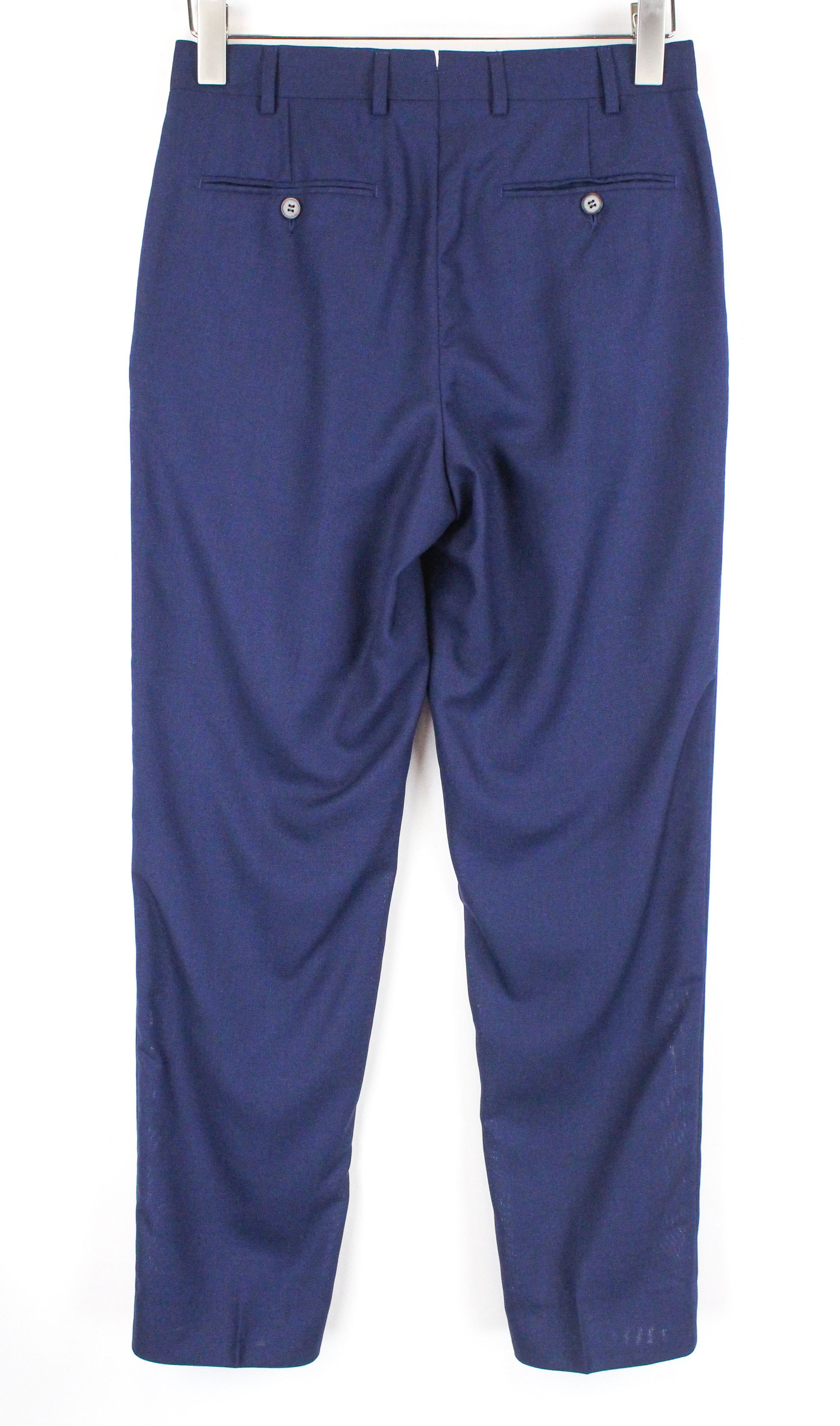 Suitsupply UK28R Blue Wool Slit Pocket Trousers 60416 Size US 28 / EU 44 - 2 Thumbnail