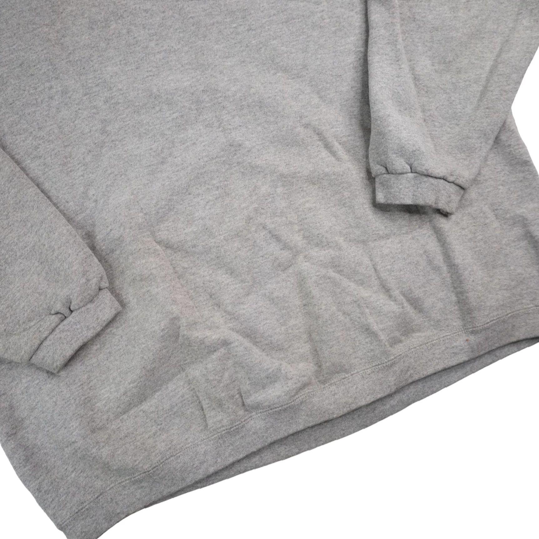 Nike VINTAGE Nike Womens Large Sweatshirt Pullover Mini Swoosh Gray 90s Women Ladies Size L / US 10 / IT 46 - 3 Thumbnail