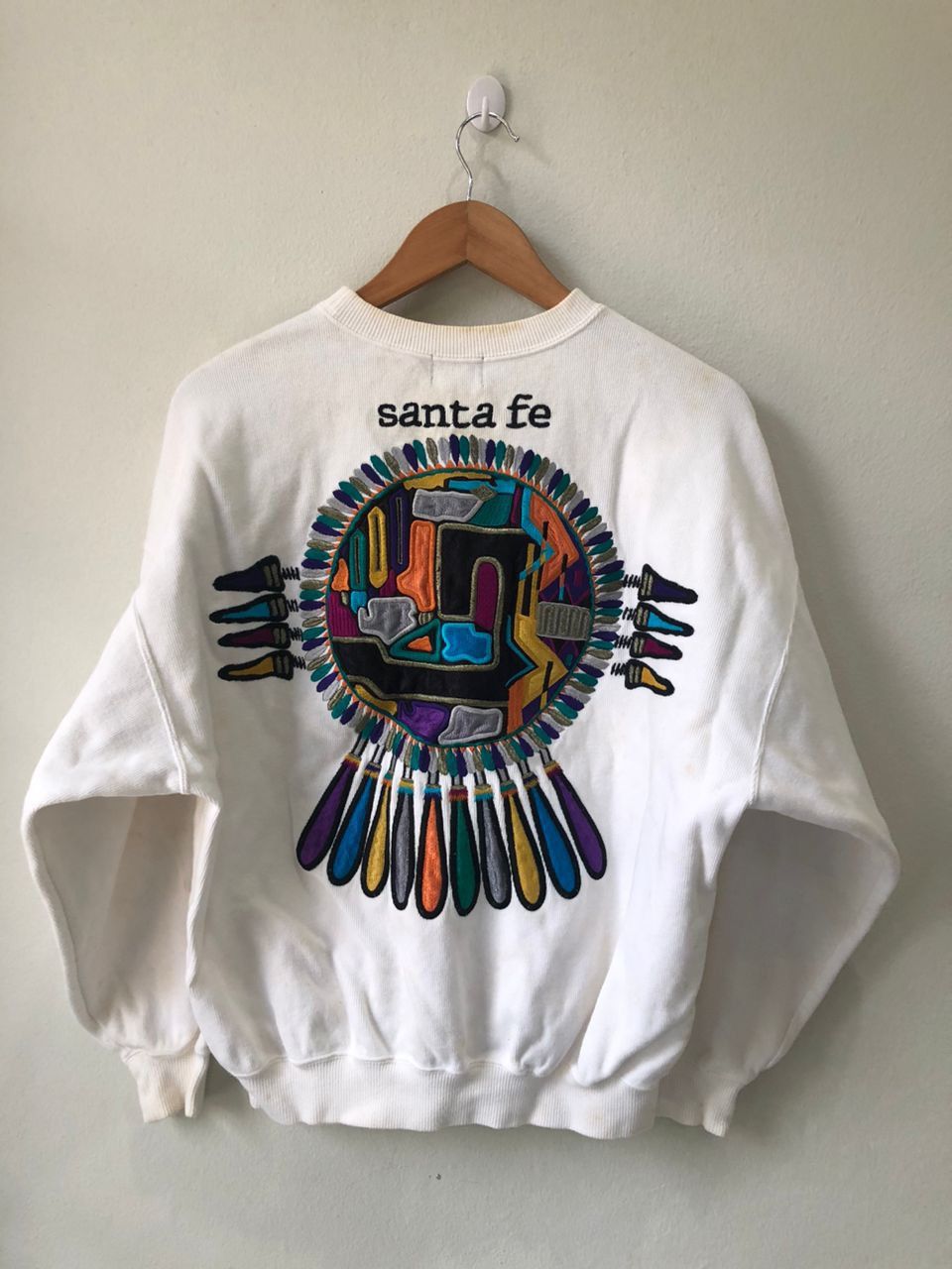 Vintage Sun Face (sun deity) crewneck Size US L / EU 52-54 / 3 - 1 Thumbnail
