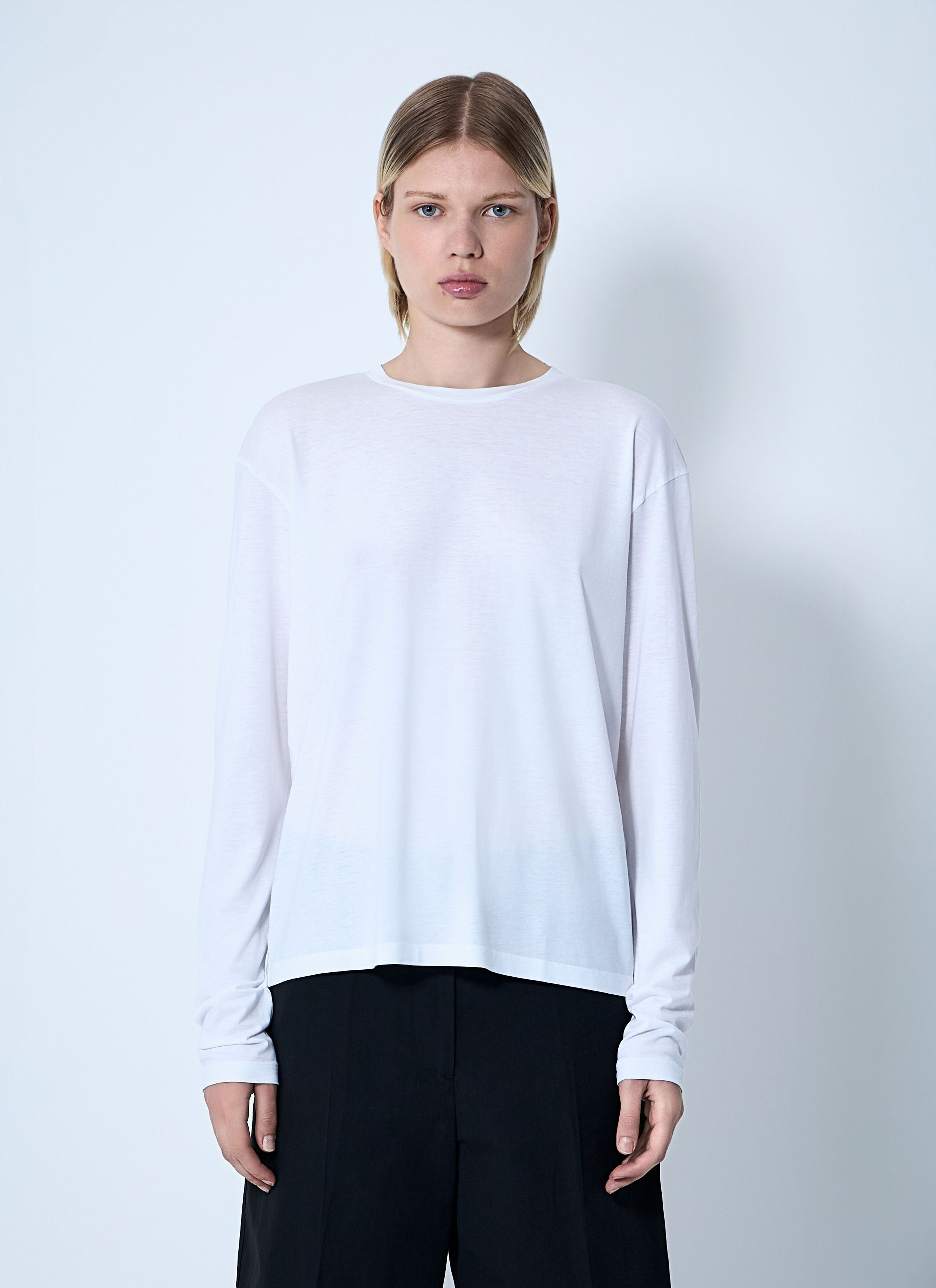 Toteme Classic Long Sleeve T-Shirt Size M / US 6-8 / IT 42-44 - 1 Thumbnail