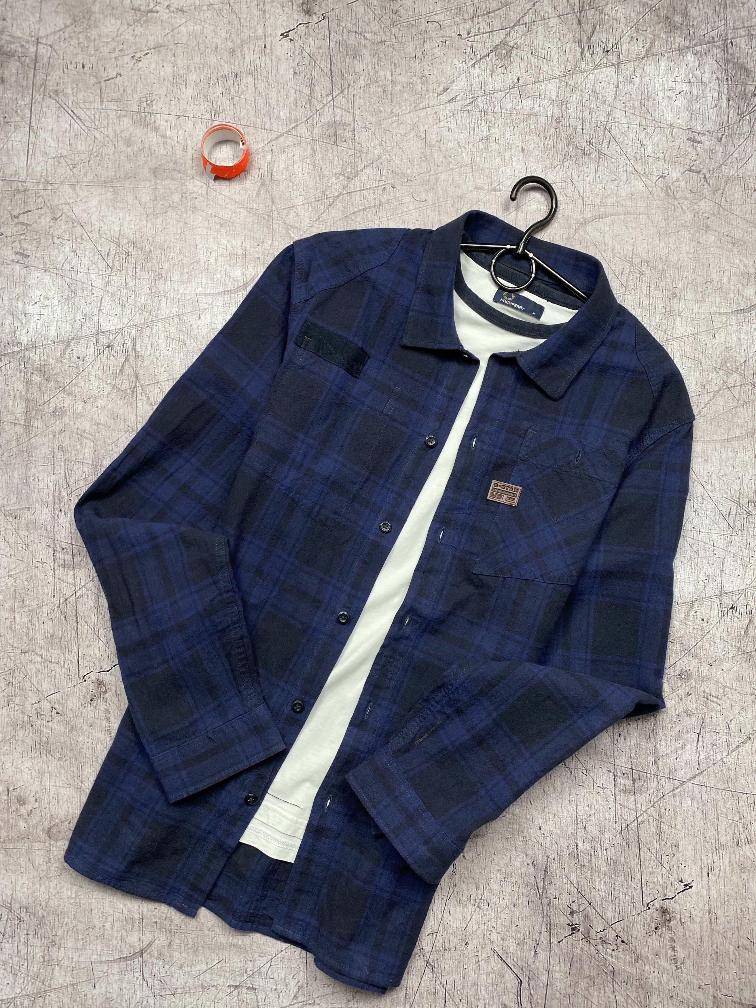 Flannel × G-Star G Star Raw Vintage Mens Flannel Plaid Shirt Size US L / EU 52-54 / 3 - 1 Thumbnail