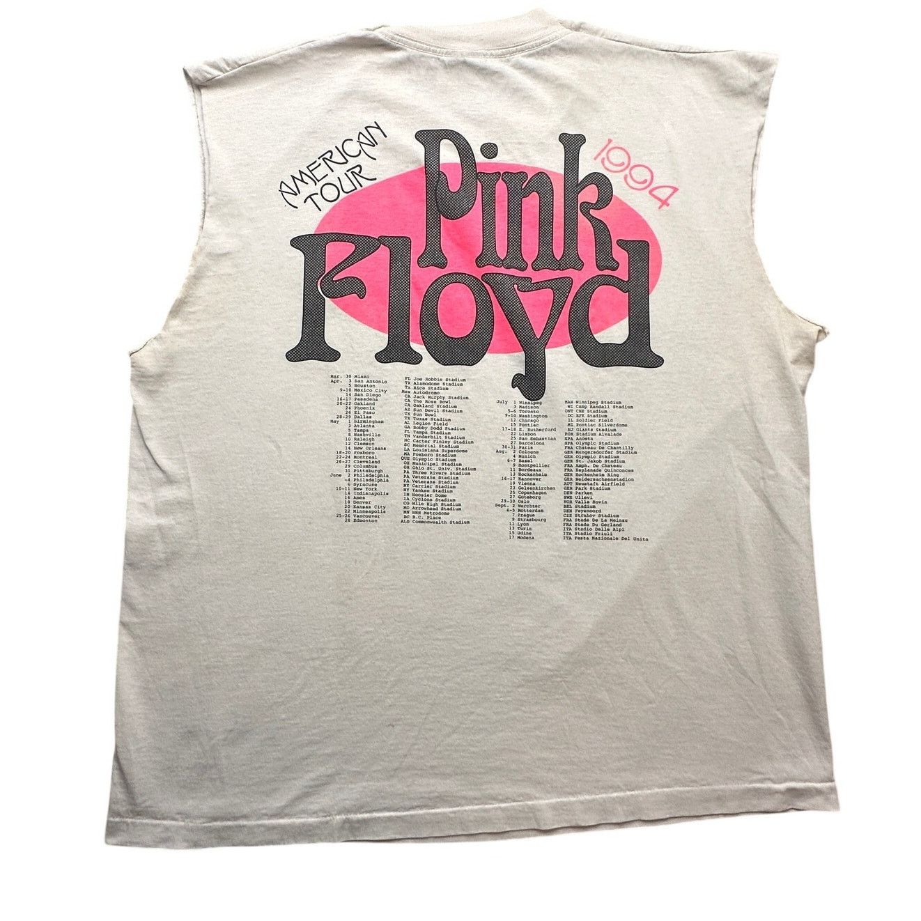 Vintage Vintage 1994 Pink Floyd T-Shirt Mens XL Sleeveless Graphic Size US XL / EU 56 / 4 - 2 Thumbnail