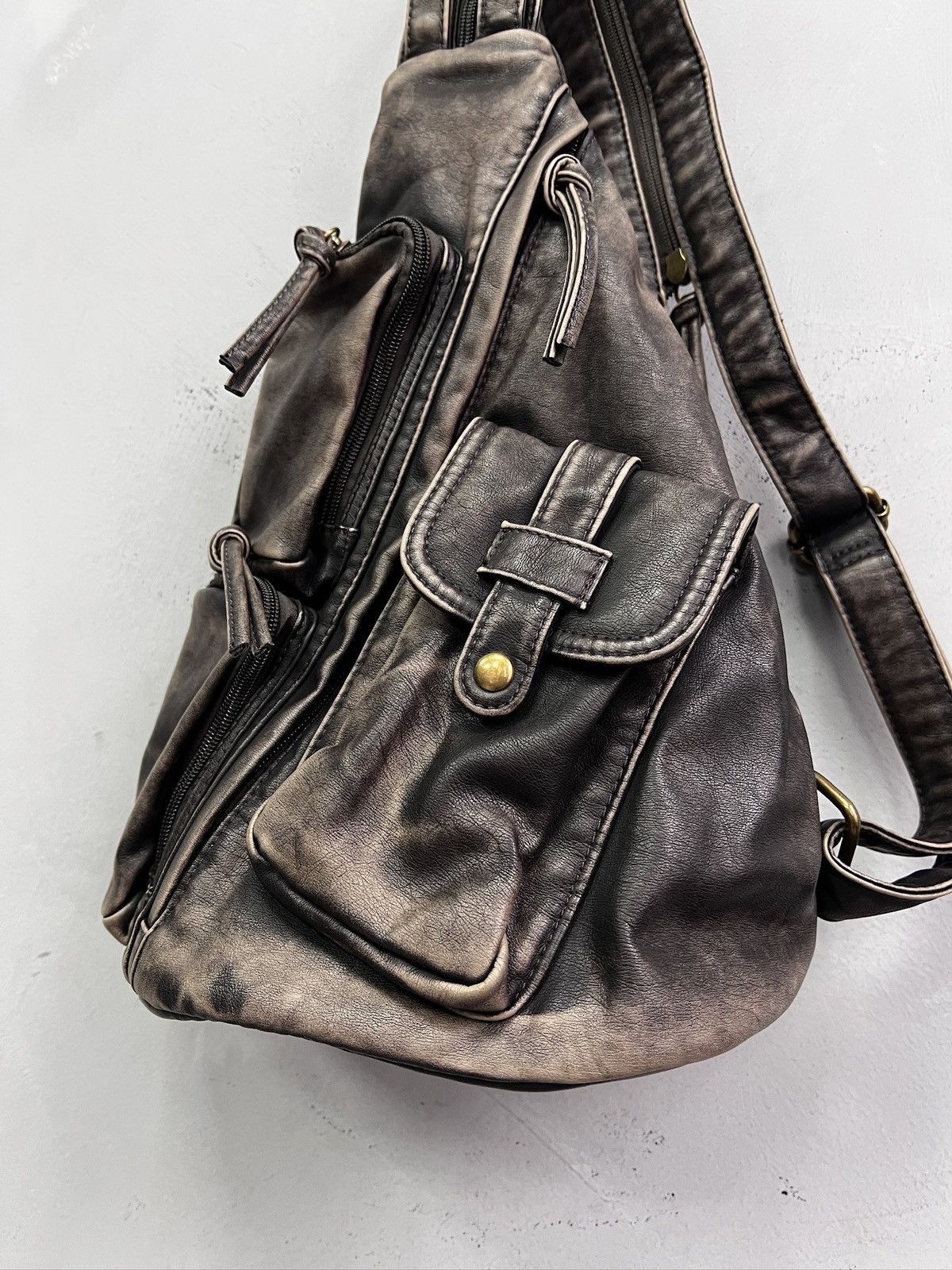 If Six Was Nine leather multipocket kmrii style avant garde yohji yamamoto Size ONE SIZE - 4 Thumbnail