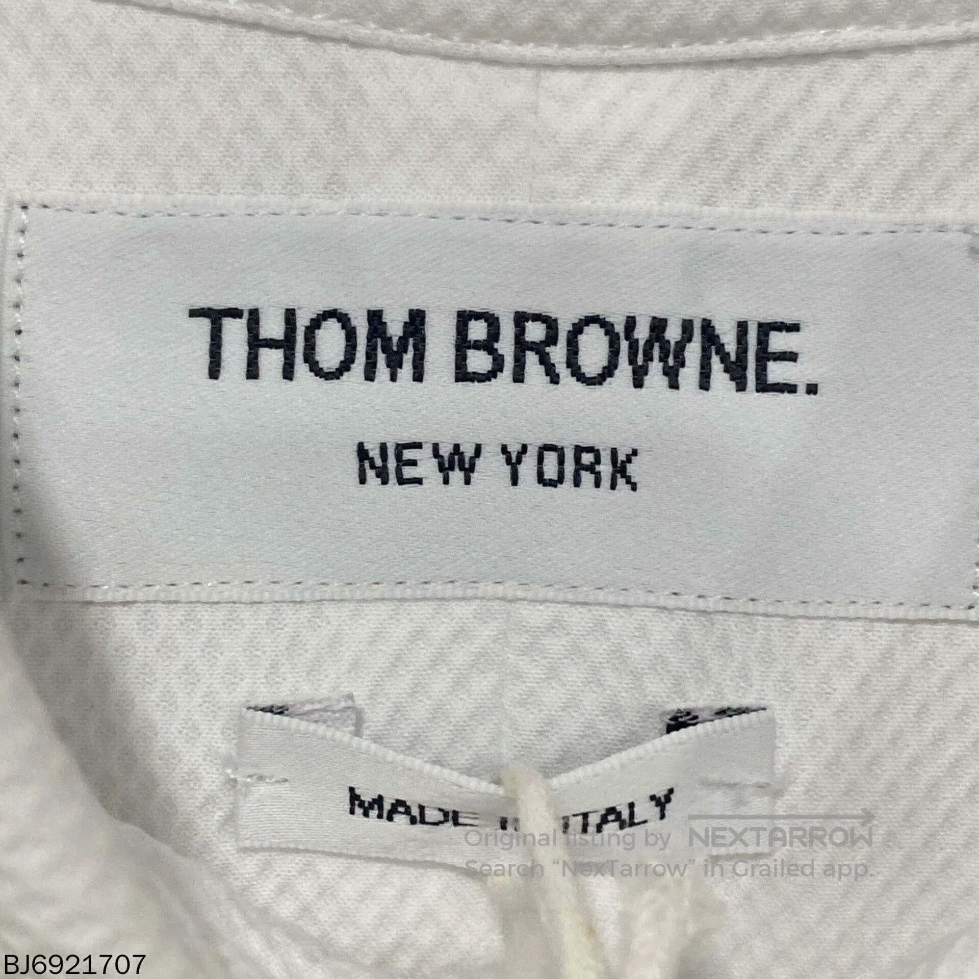 Thom Browne Thom Browne White Base Shirt. Size US M / EU 48-50 / 2 - 4 Thumbnail