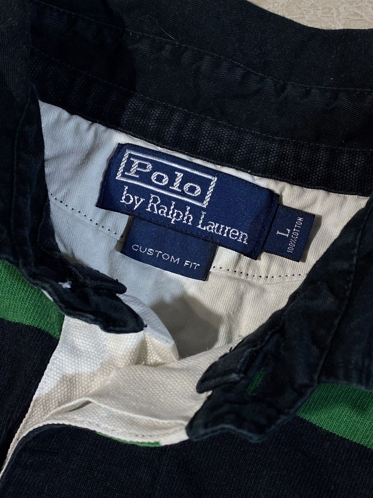 Polo Ralph Lauren 🔥 POLO RALPH LAUREN RUGBY STRIPED SHIRT PREPPY 2000s VIBES Size US L / EU 52-54 / 3 - 9 Thumbnail