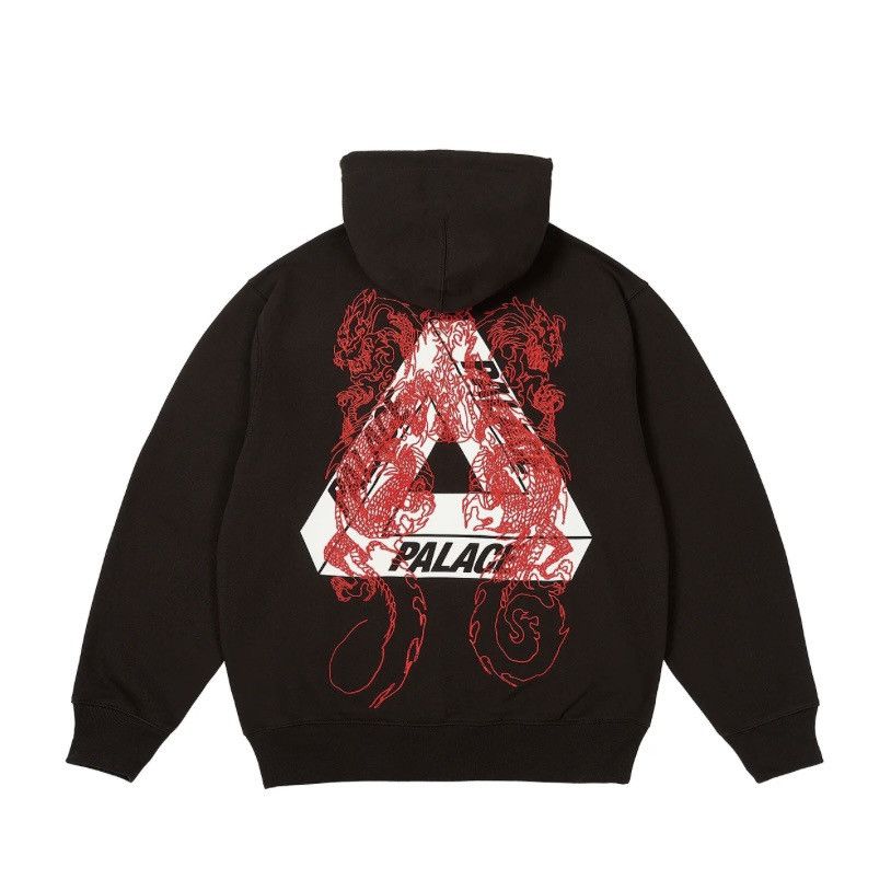 Palace Dog And Duck Drop Shoulder Hood Black