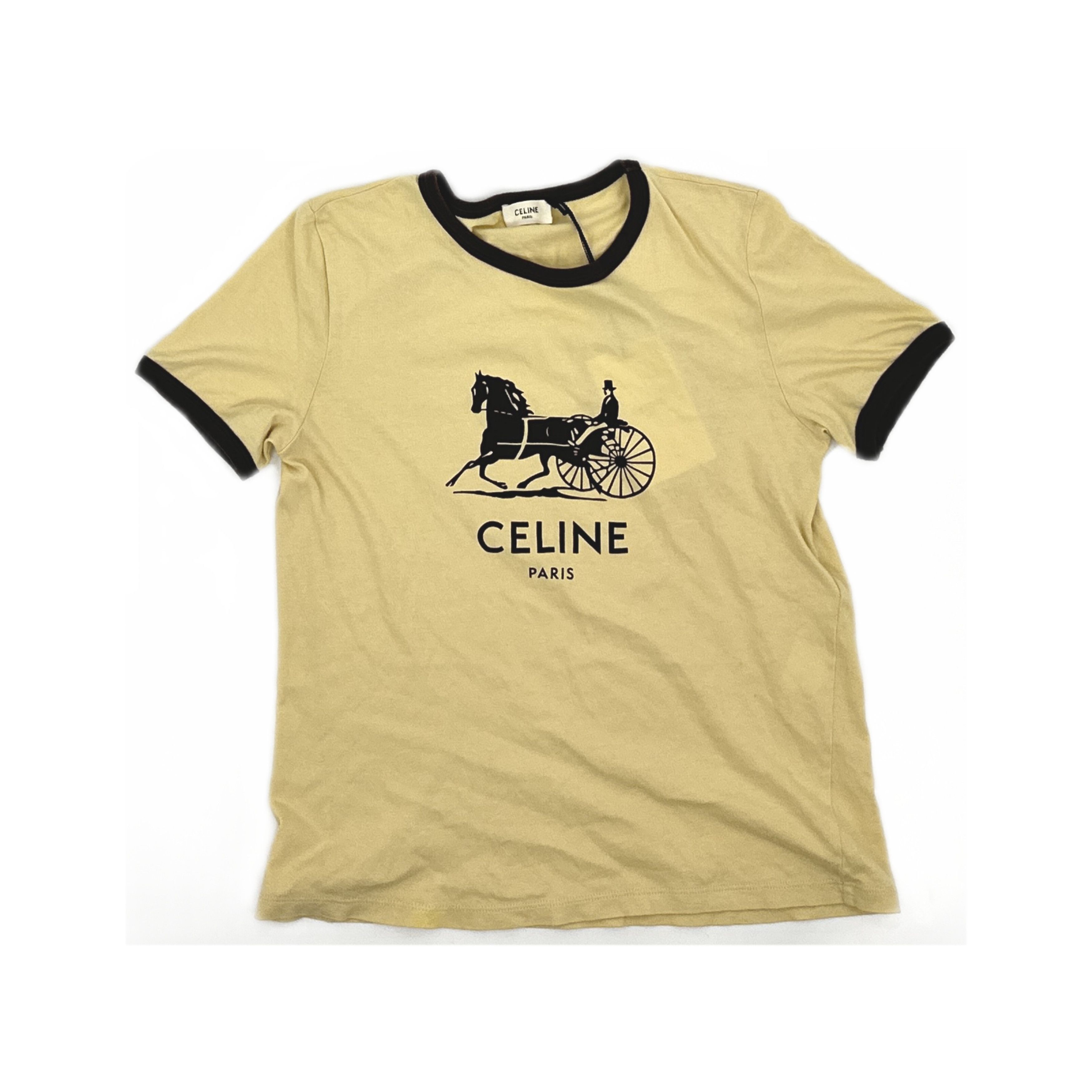 Celine CELINE Horse Graphic T-Shirt Size S Size S / US 4 / IT 40 - 1 Thumbnail