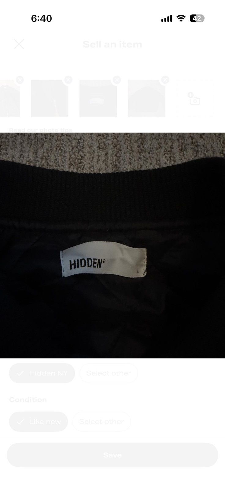 HIDDEN Hidden New York Hardware Bomber Size US L / EU 52-54 / 3 - 5 Thumbnail