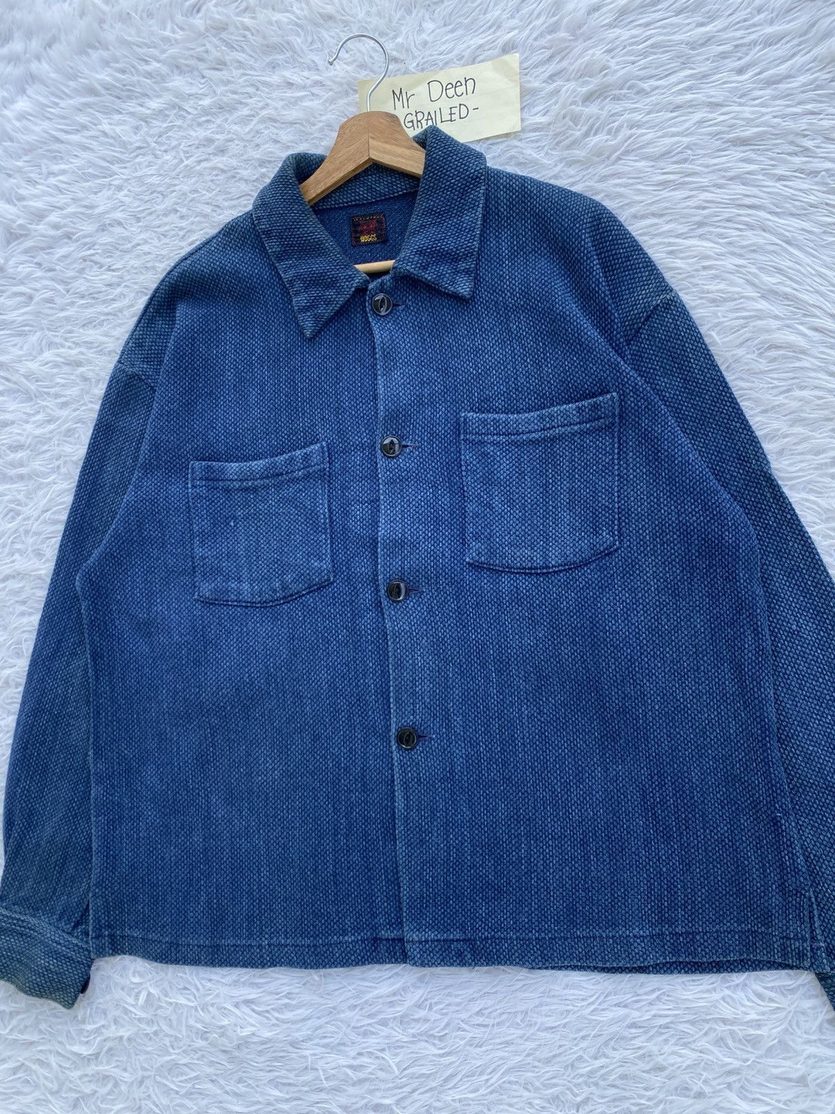 Nepenthes Vintage 90s Nepenthes Blue Worker Chore Jacket Size US L / EU 52-54 / 3 - 6 Thumbnail