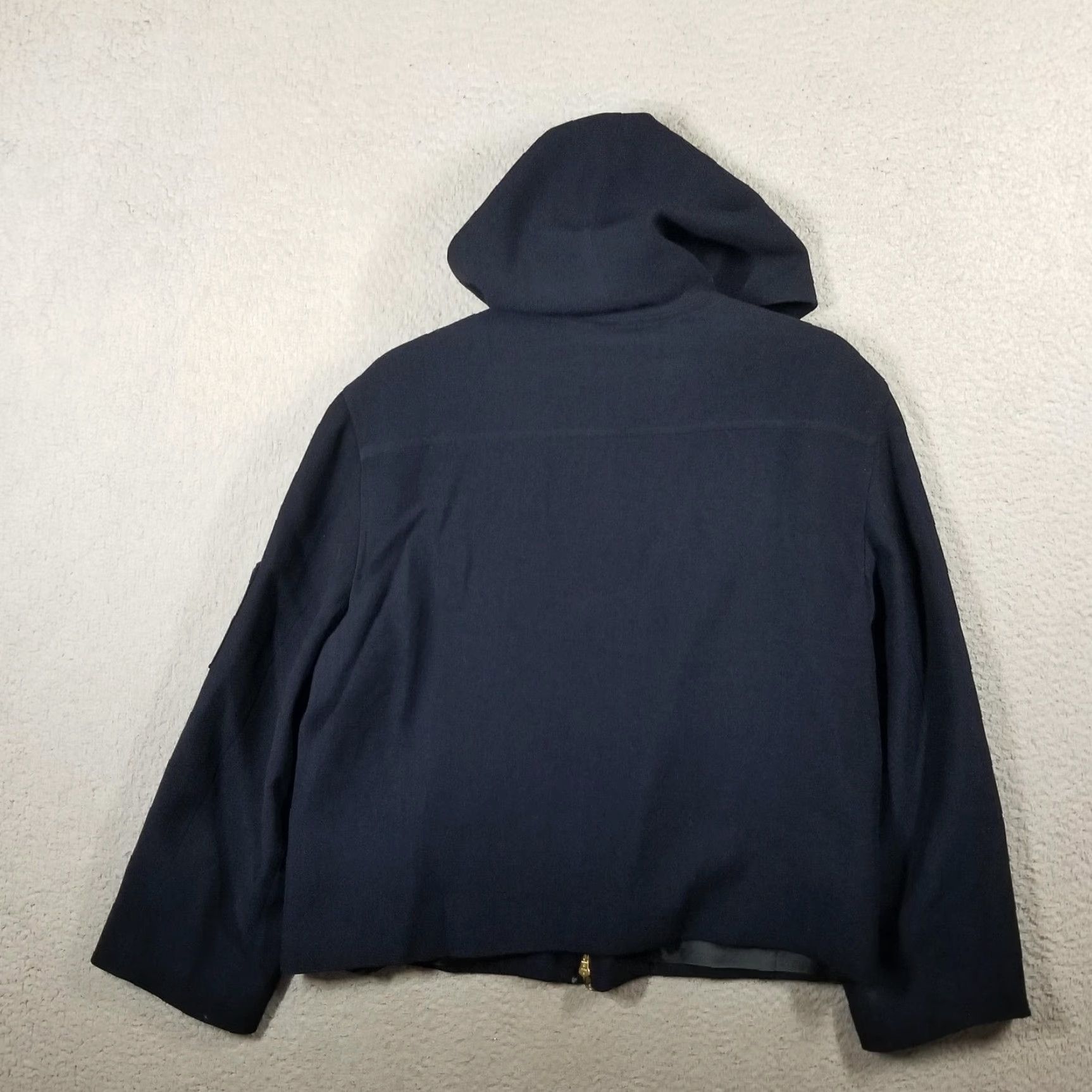 Ralph Lauren Lauren Ralph Lauren Jacket Womens Large Hooded Wool Military Made USA Coat Size L / US 10 / IT 46 - 2 Thumbnail