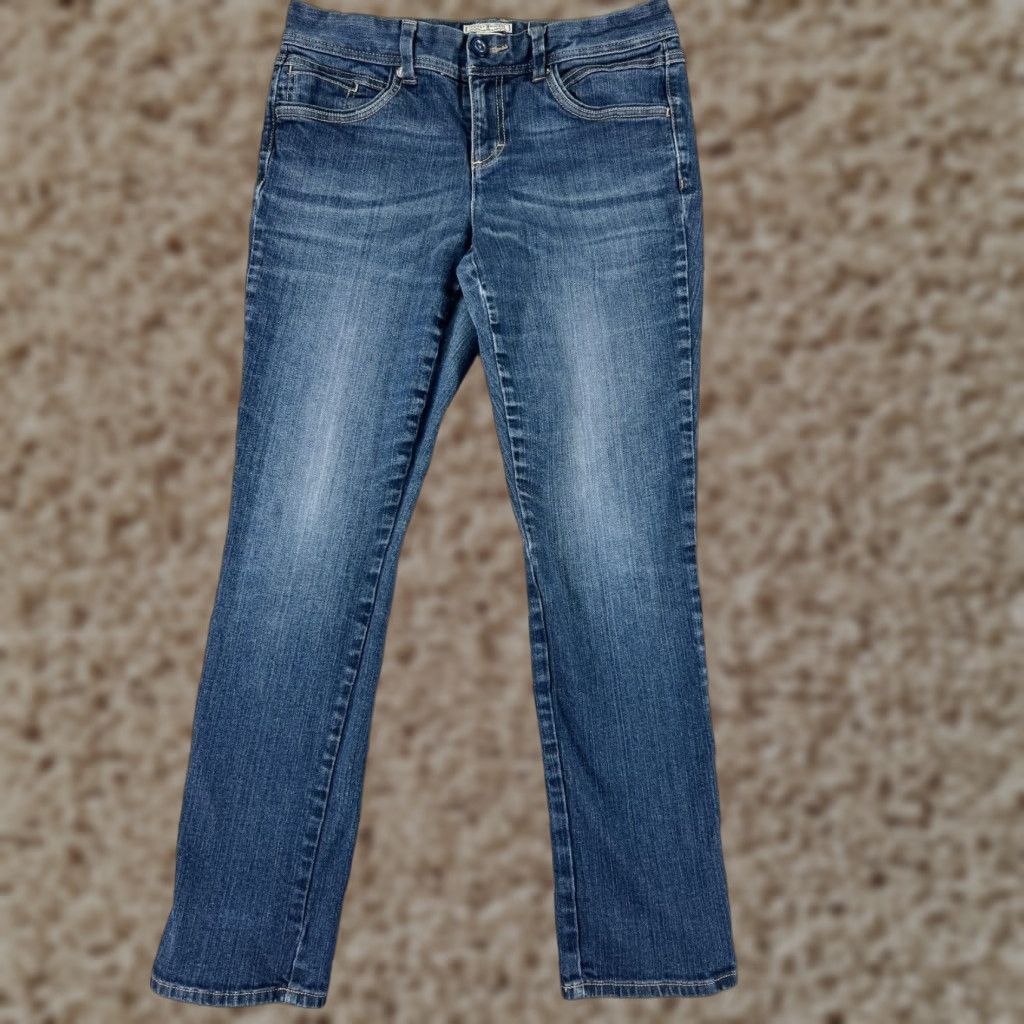Tommy Hilfiger Tommy Hilfiger Jeans Womens 8 Blue Denim Skinny Leg 28x28 Vintage No Size 30" / US 8 / IT 44 - 1 Thumbnail